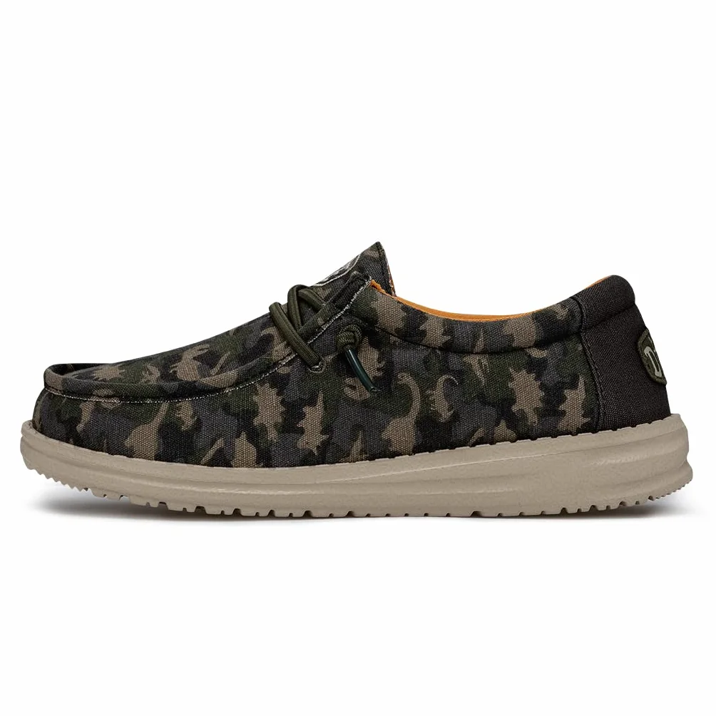 Hey Dude Wally Youth Camodino Moccasin, Musk, 36 EU, pi?mo, 36 EU