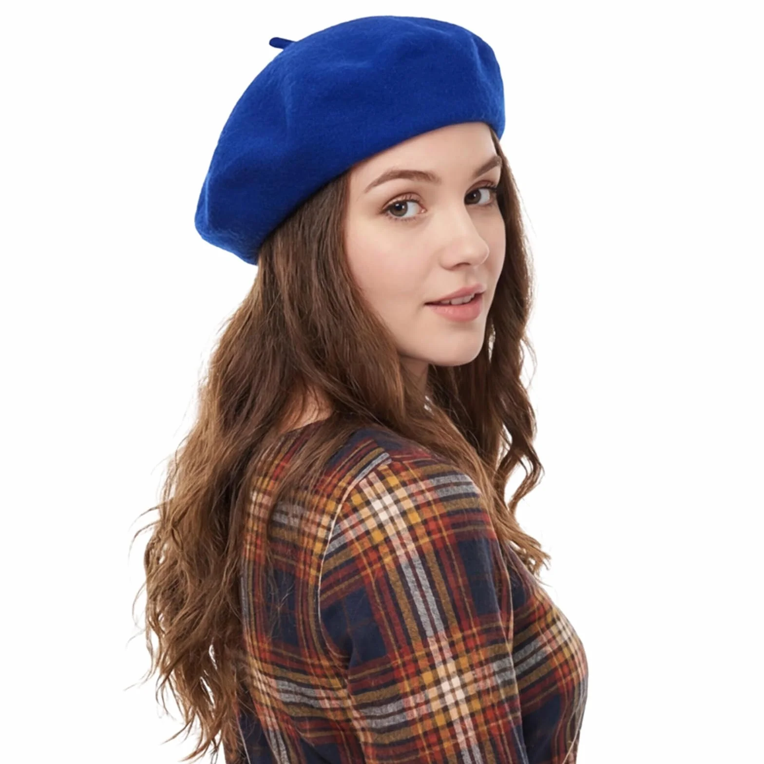 Francuski beret damski, modny, klasyczny, wełniany, beret, damska czapka artystyczna