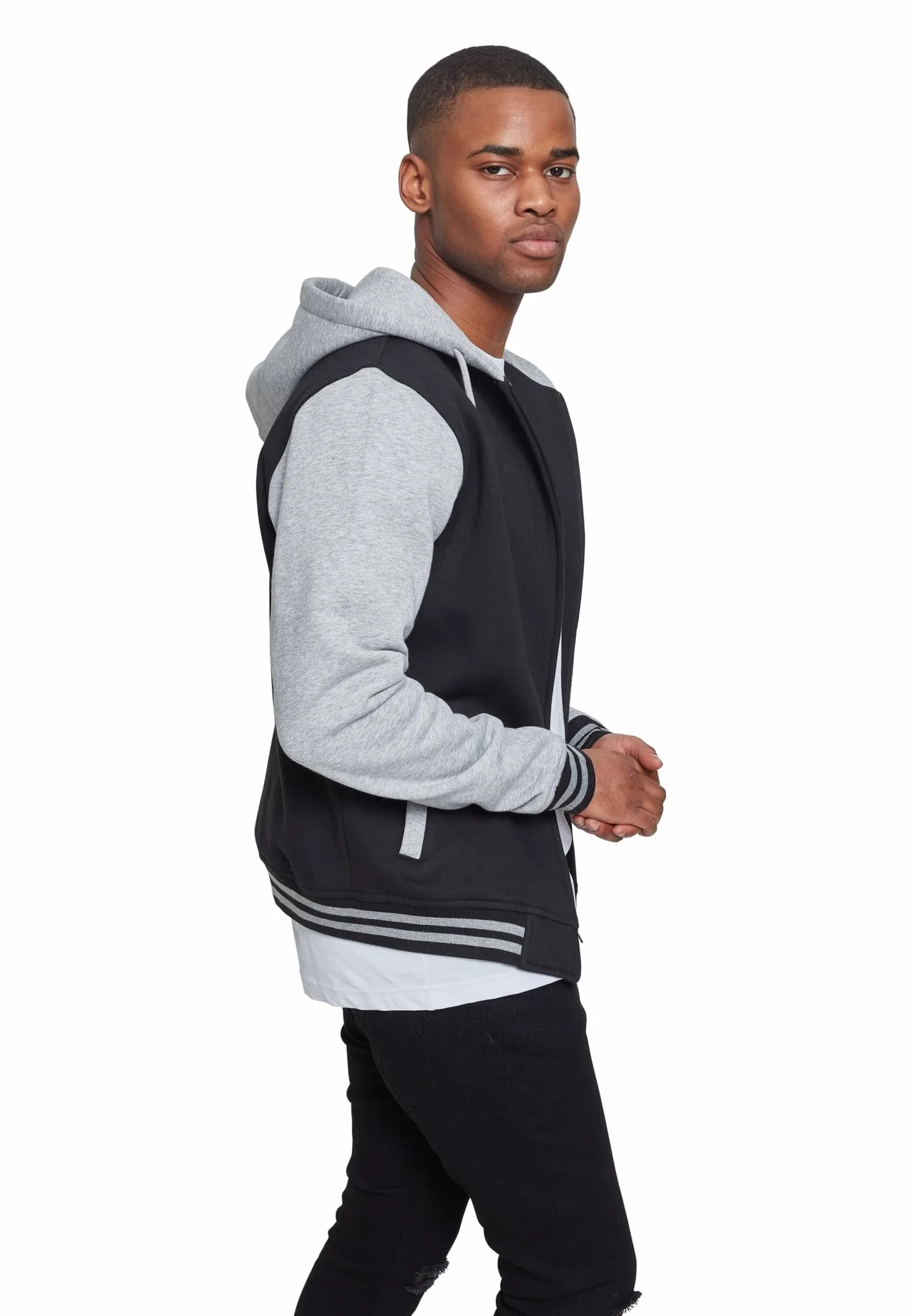 Urban Classics Bluza z kapturem Mężczyźni 2-tone Zip