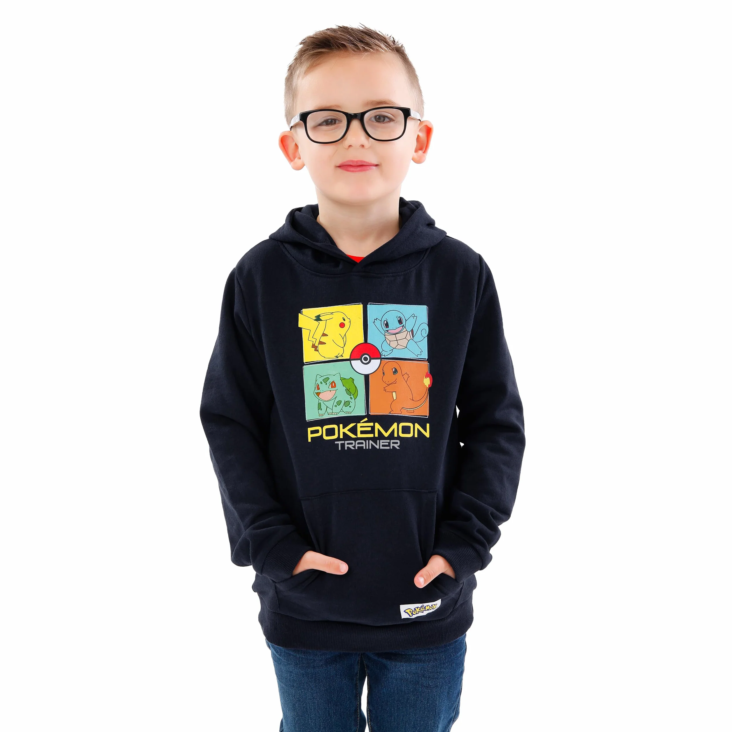Bluza z kapturem Pokemon | Pikachu bluza z kapturem dla chłopców | Bisasam Glumanda Schiggy | bluza z kapturem dla chłopców | Pokémon odzież dla dzieci