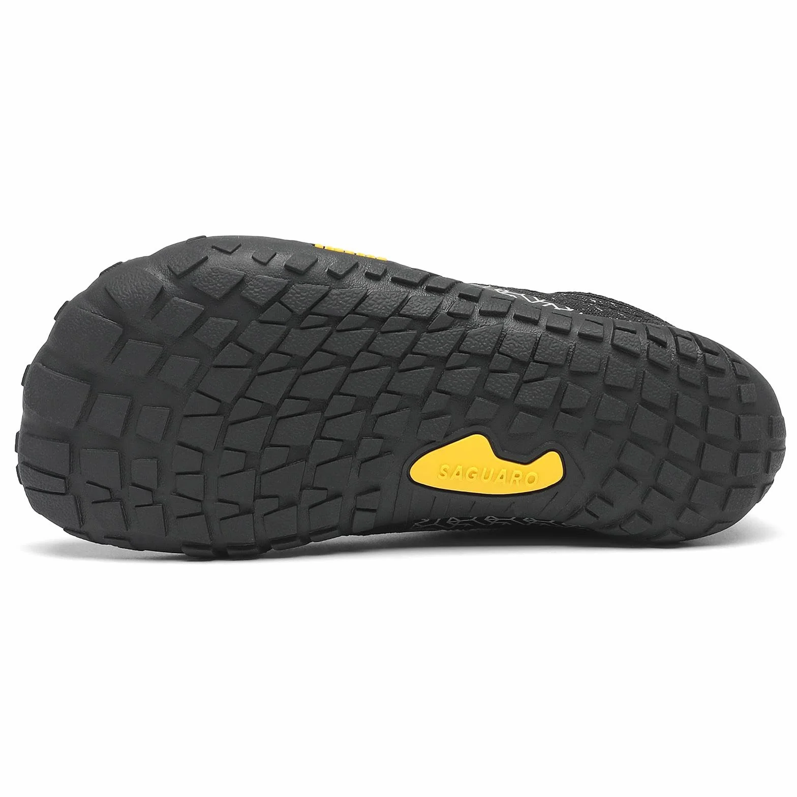 SAGUARO Dziecięce buty do noszenia bez skarpet, oddychające, antypoślizgowe, lekkie, miękkie buty sportowe, buty do biegania, rozmiary 24-36, czarny, 25 EU