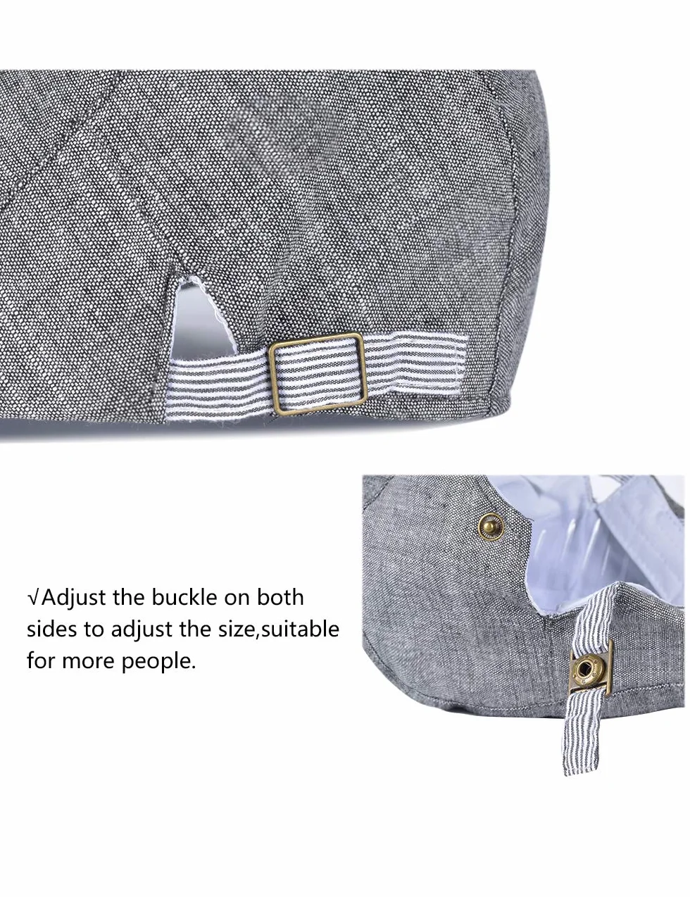 Klasyczny Płaskie Czapki Męska Czapka Beret - Płaska Czapka z Daszkiem Regulowana Czapka Beretowa Czapka Gatsby Flat Cap