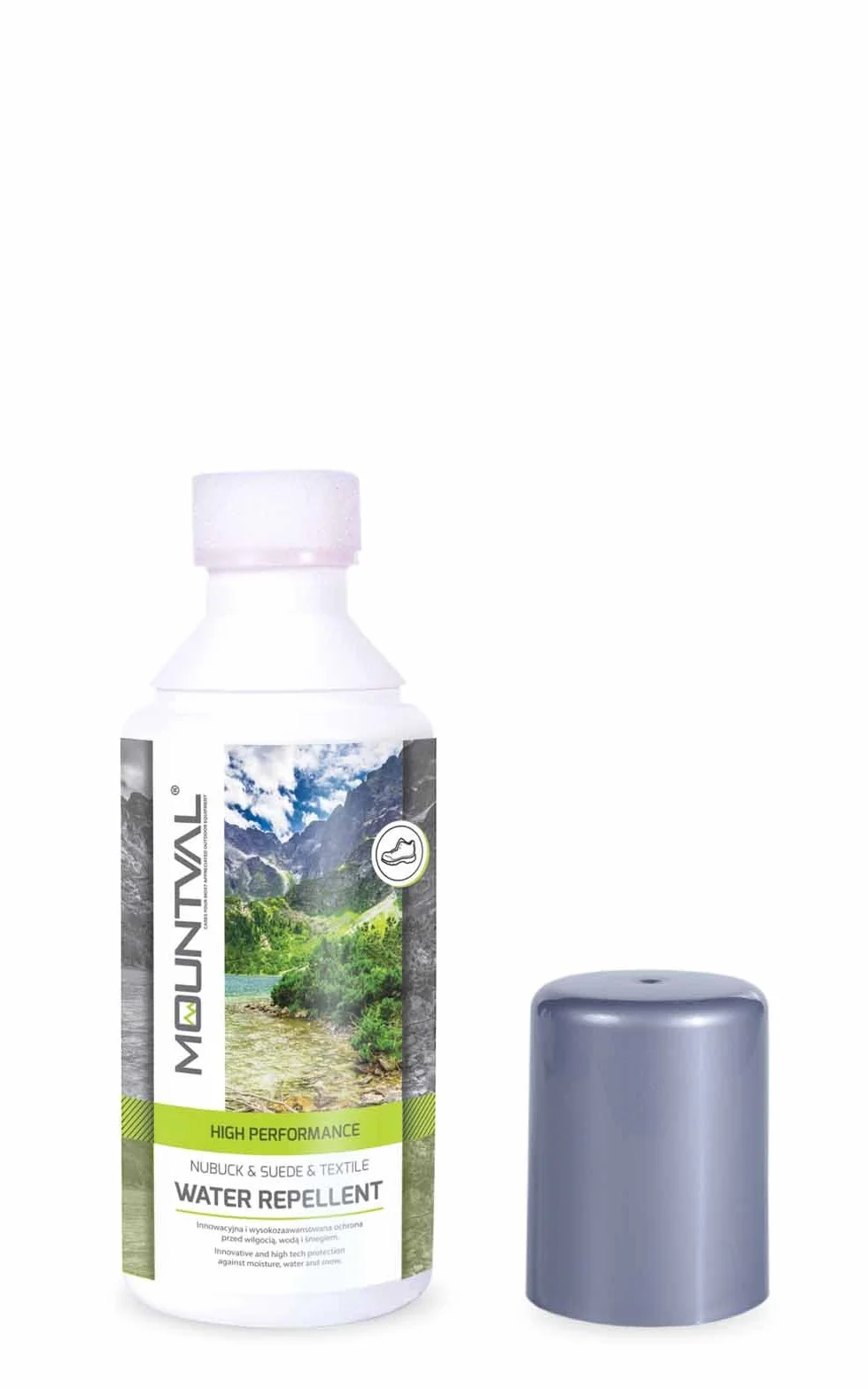 Mountval Water Repellent Nubuck & Suede & Textile - Wodoodporny Preparat Do Impregnacji Obuwia Trekkingowego, Z Nubuku, Zamszu oraz Materiałów Tekstylnych, Zakończony Poręcznym Aplikatorem