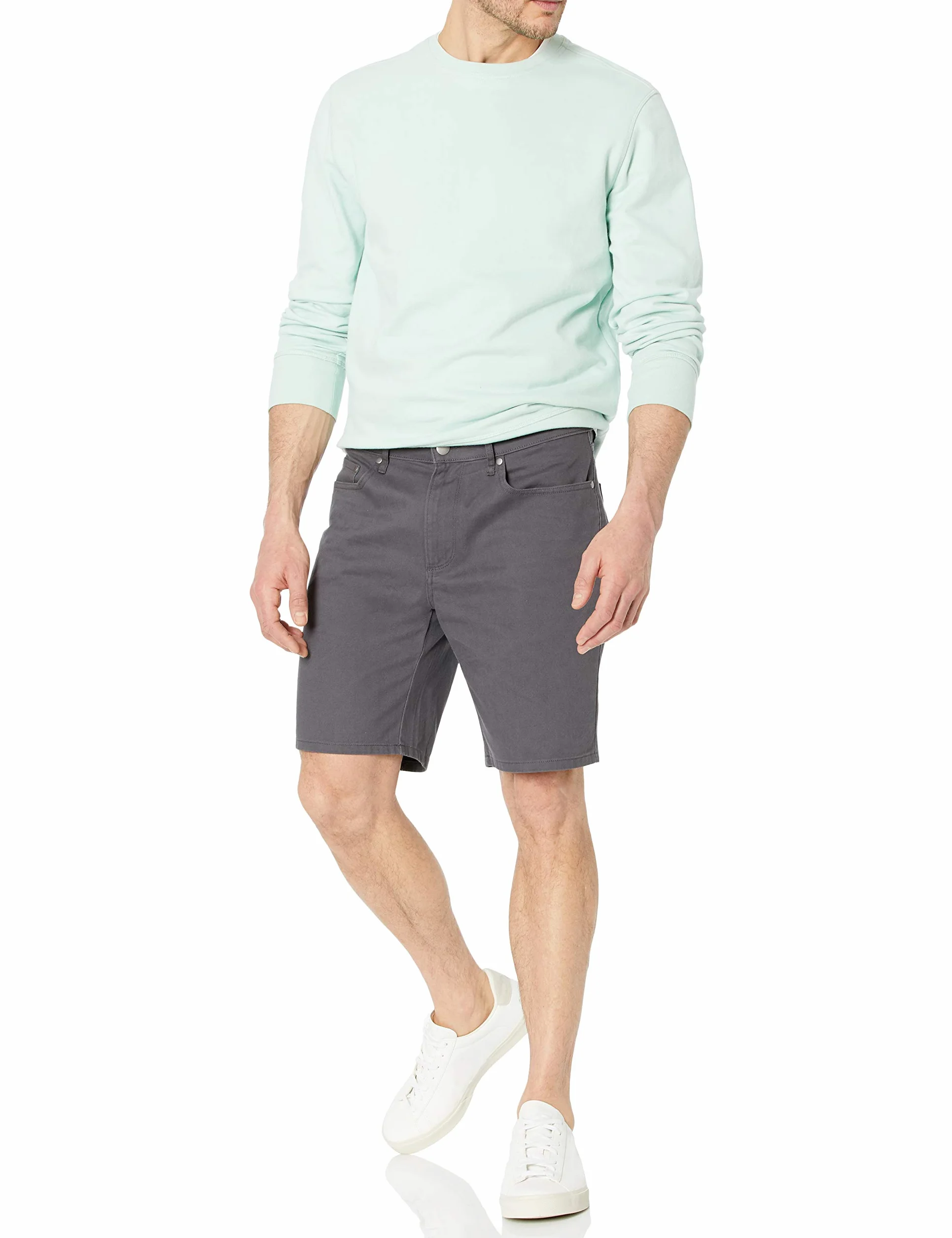 Amazon Essentials Mężczyźni Spodenki ze stretchem i 5 kieszeniami 23 cm slim fit