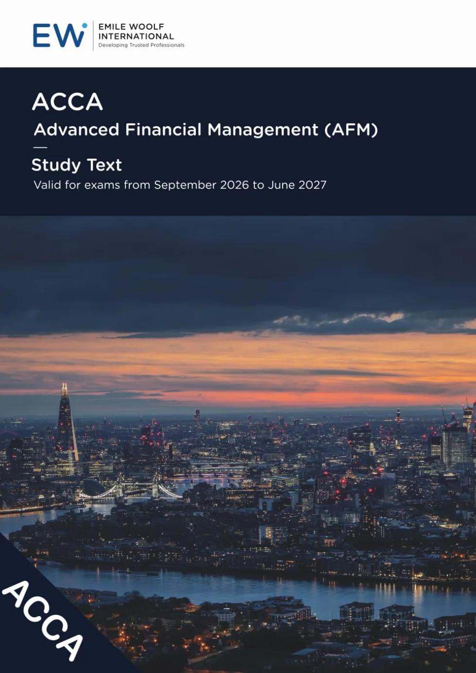 ACCA Advanced Financial Management (AFM) Study Text - 2026-27