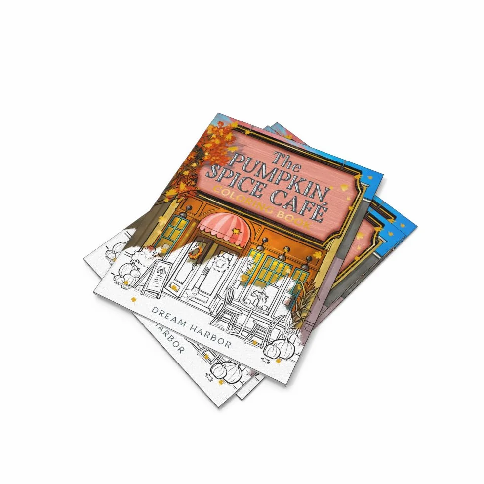 The Pumpkin Spice Café Coloring Book: The official Pumpkin Spice Café coloring book for adults and teens featuring cozy hygge scenes for relaxation and fun in fall 2025