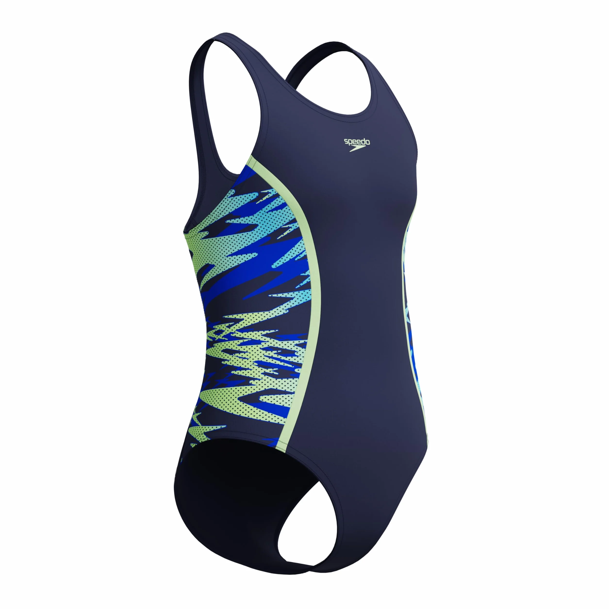 Speedo Strój kąpielowy Dziewczynki Hyperboom Splice Muscleback One Piece