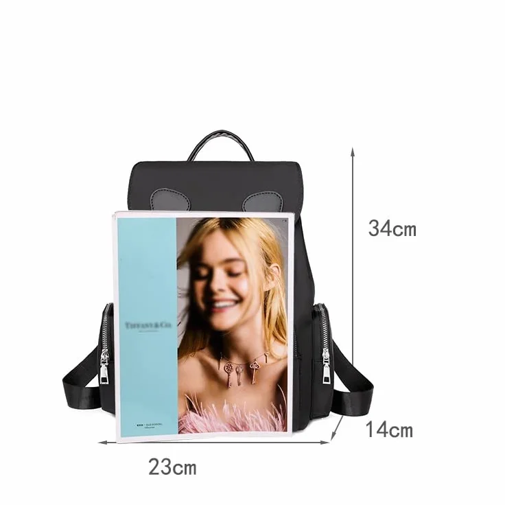 Plecak Pakiet kobiet plecak moda moda bagpak na ramię Back Bag Bag plecaki dla dziewcząt księgarń plecak plecak (Color : Blue with orange)