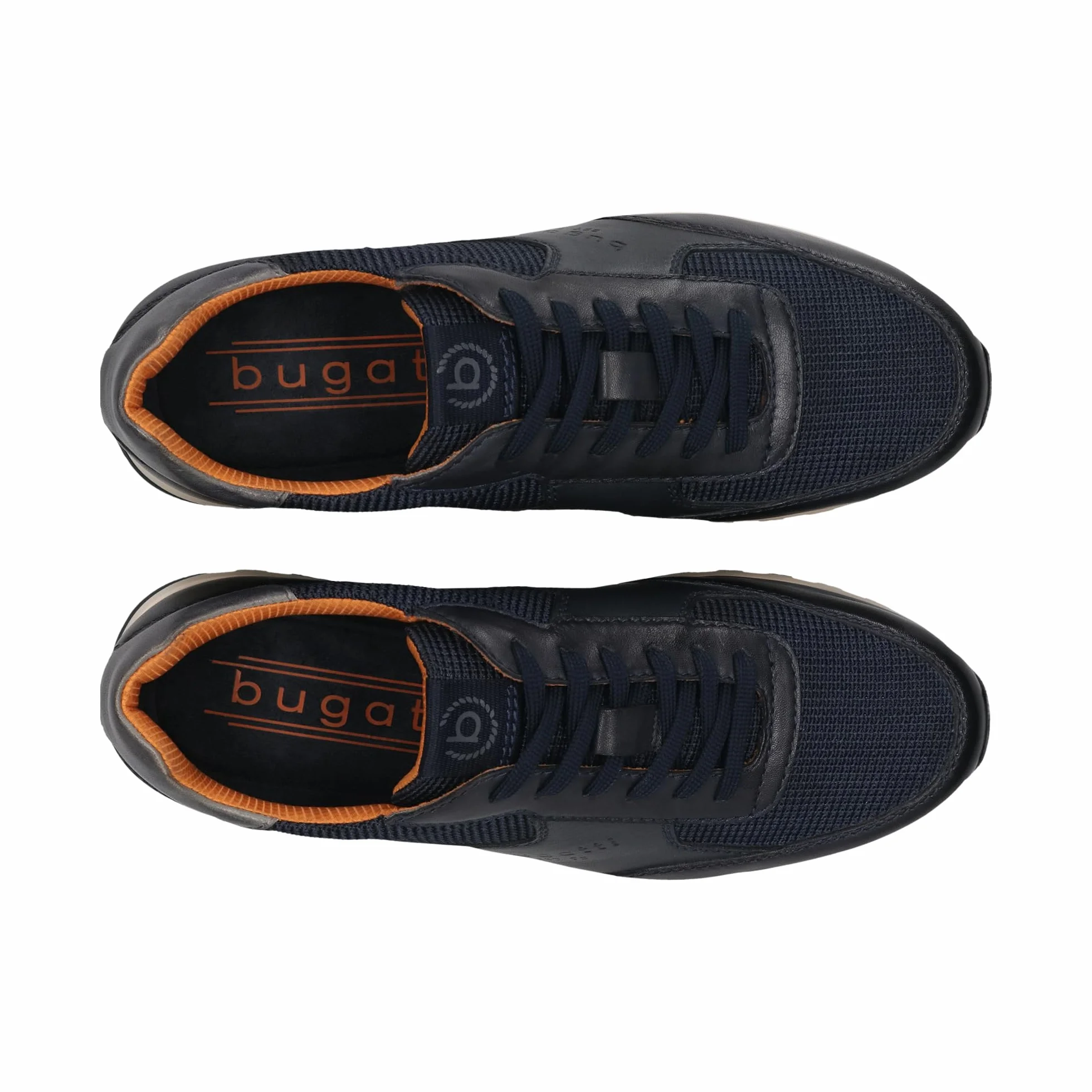 bugatti Męskie buty sportowe Low-Top Sneaker, wymienna wkładka