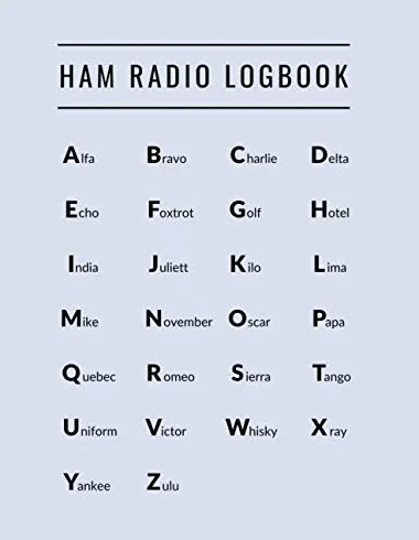 Ham Radio Logbook: Logbook for Amateur Radio Operators to Record Communications and Contacts with Extra Space for Comments