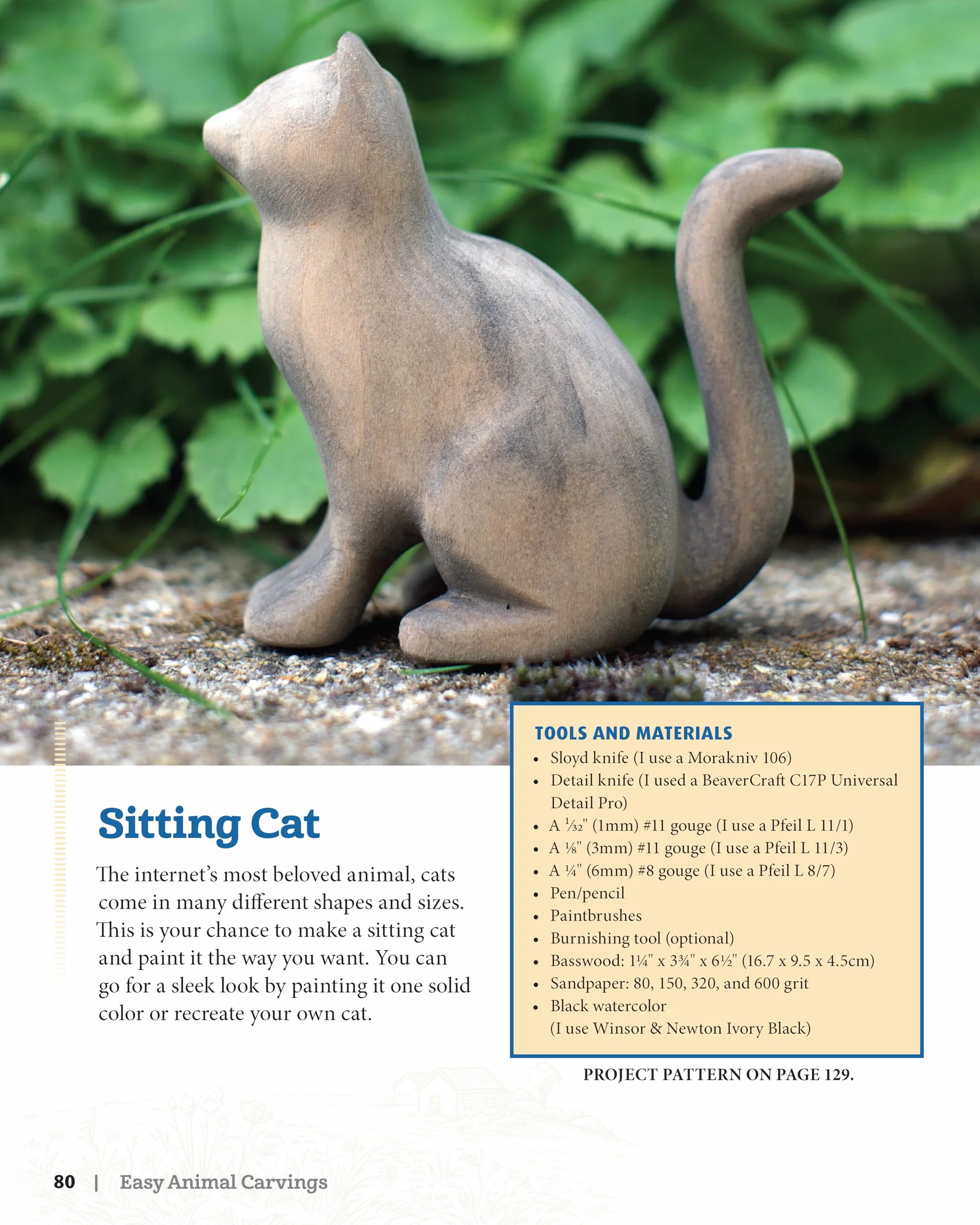 Easy Animal Carvings: Simple, Stylized, Step-By-Step Wolves, Whales, Birds, Bears, and More
