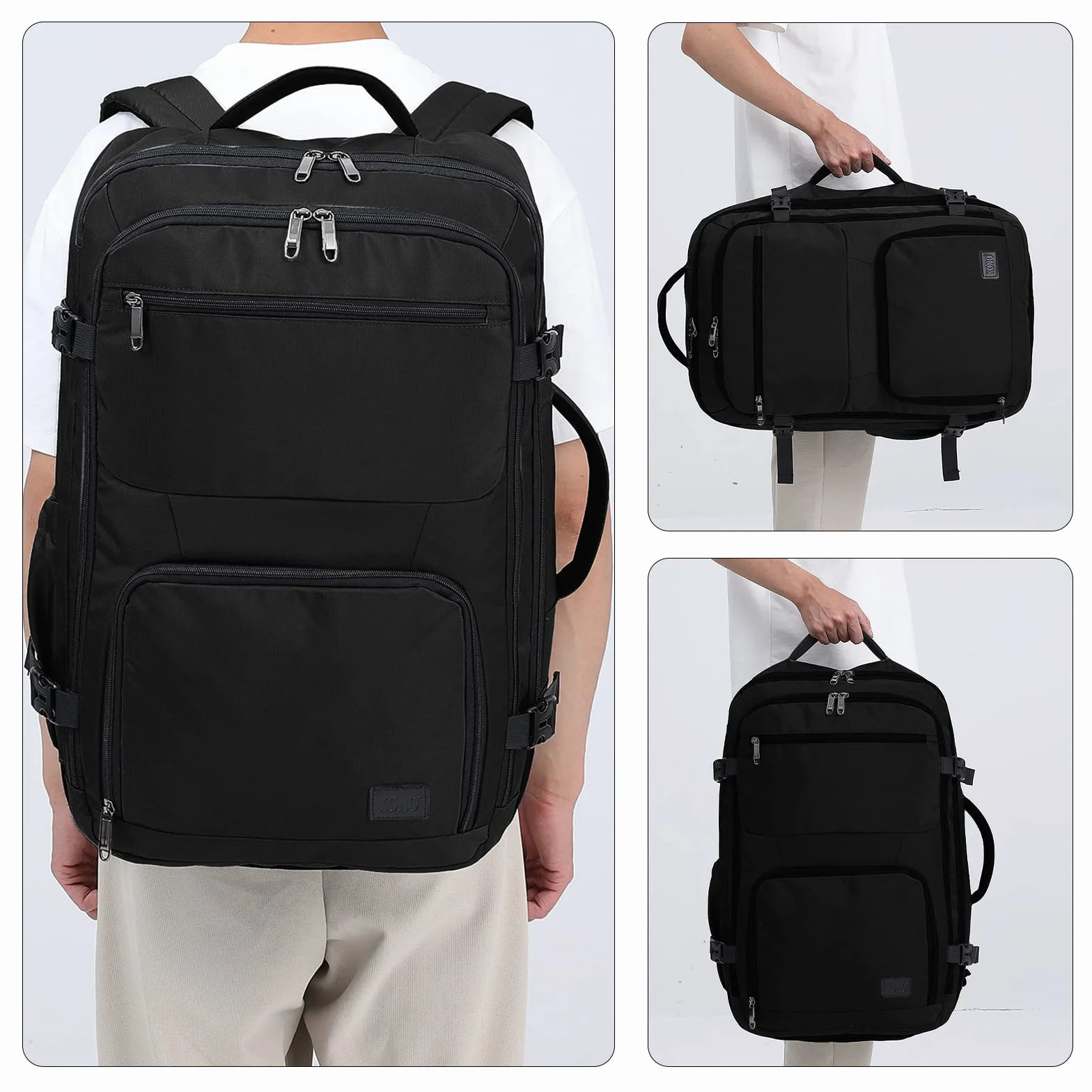 Kono Torba kabinowa 55 x 35 x 20 cm bagaż podręczny plecak podróżny torba na ramię 38 l bagaż podręczny