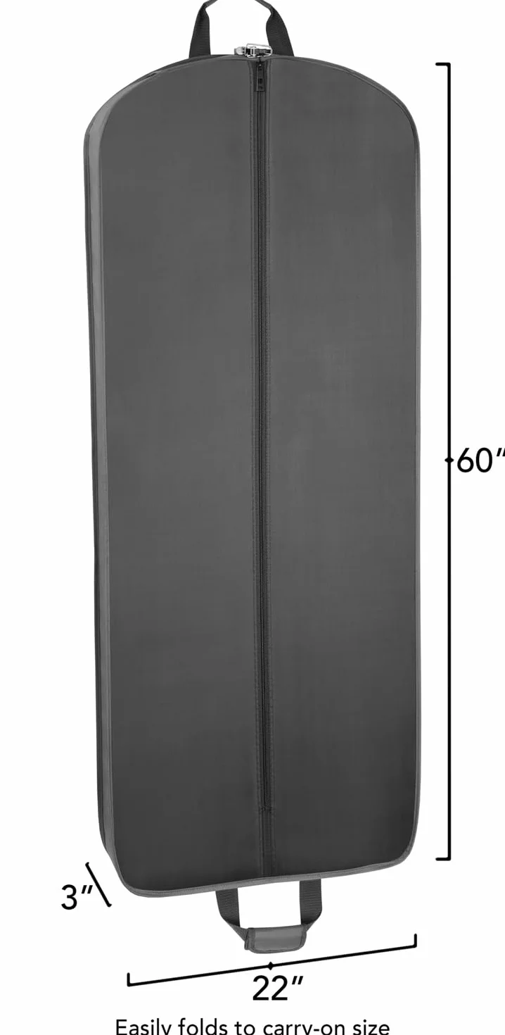 WallyBags Torba podróżna Deluxe 152 cm, grafit, 60-inch, Torba podróżna Deluxe 152 cm