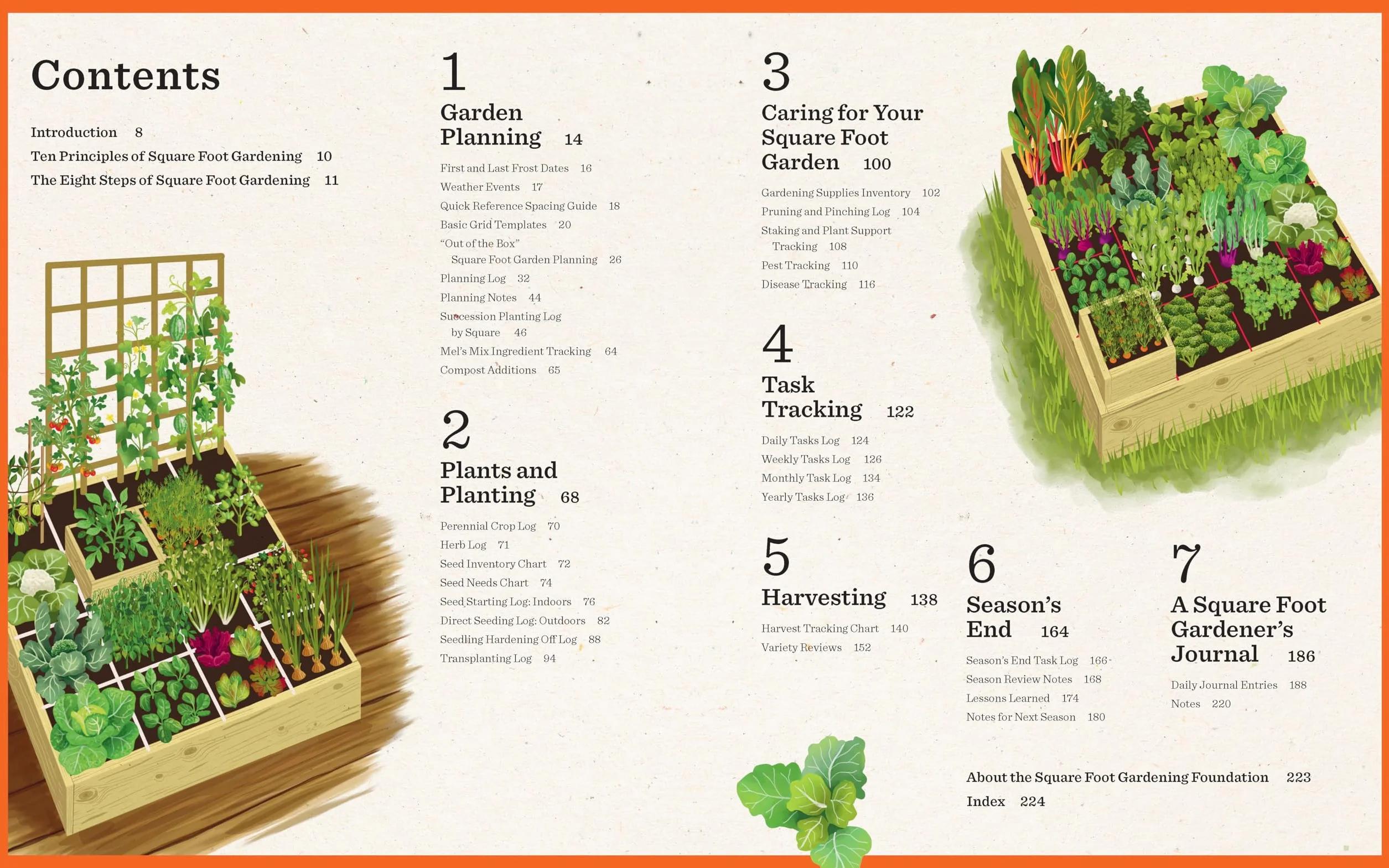 The Square Foot Gardening Planner: A 3-Year Journal for Recording the Planning, Planting, and Care of Your Square Foot Garden