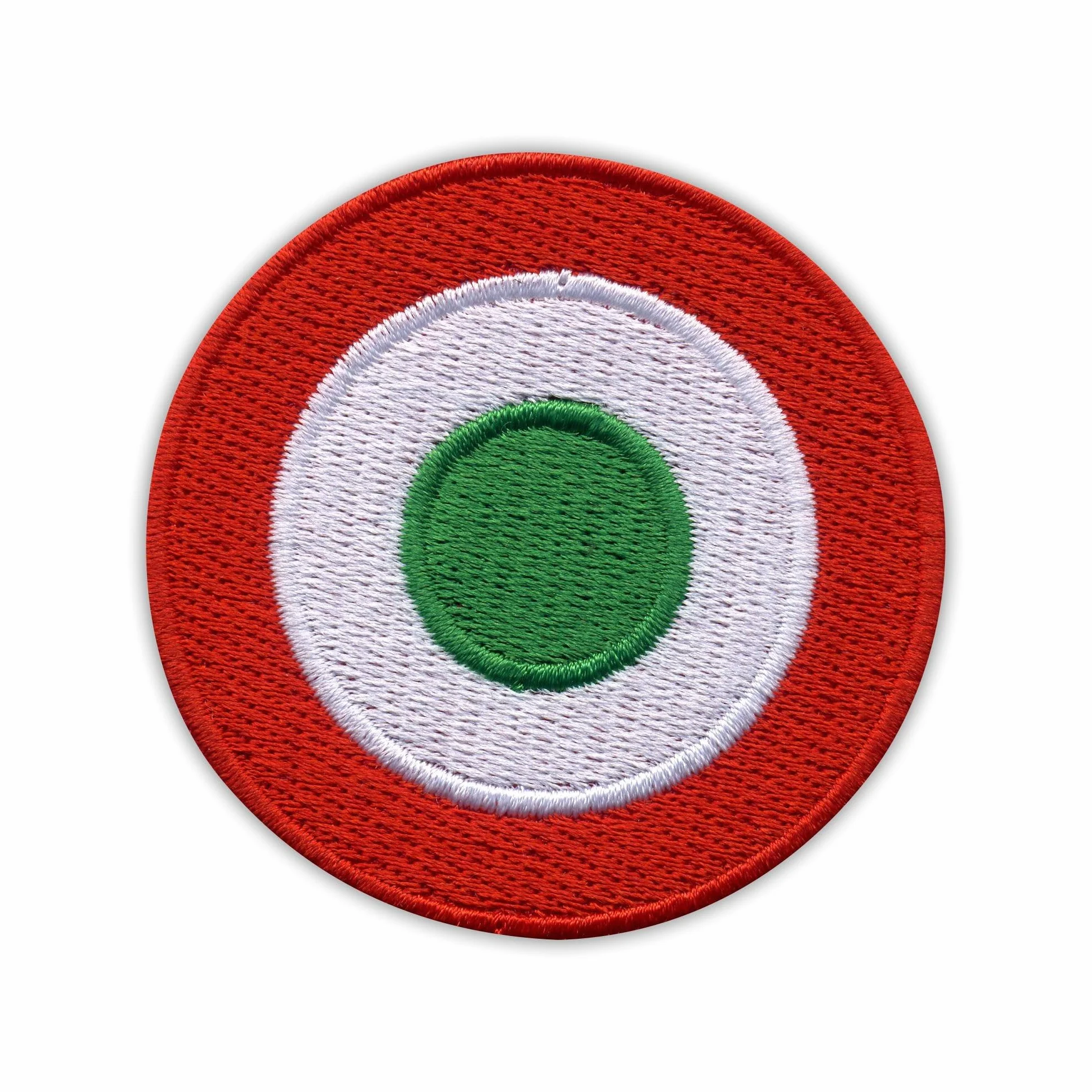 Włoskie siły powietrzne - Aeronautico Militare - okrągły - naszywka - haftowana naszywka/odznaka/emblemat