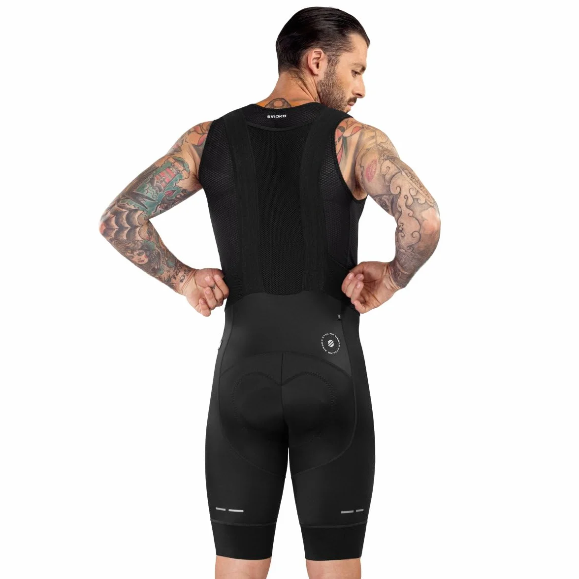 SIROKO - Spodenki Rowerowe Siroko BX Resistance - XS - Czarny