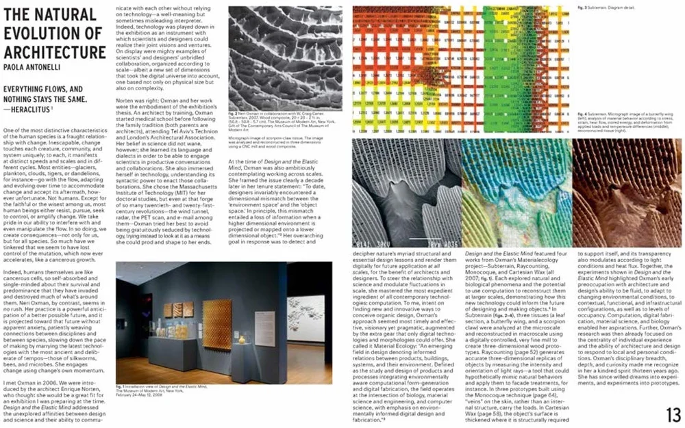 Neri Oxman: Material Ecology: material ecology : the catalogue