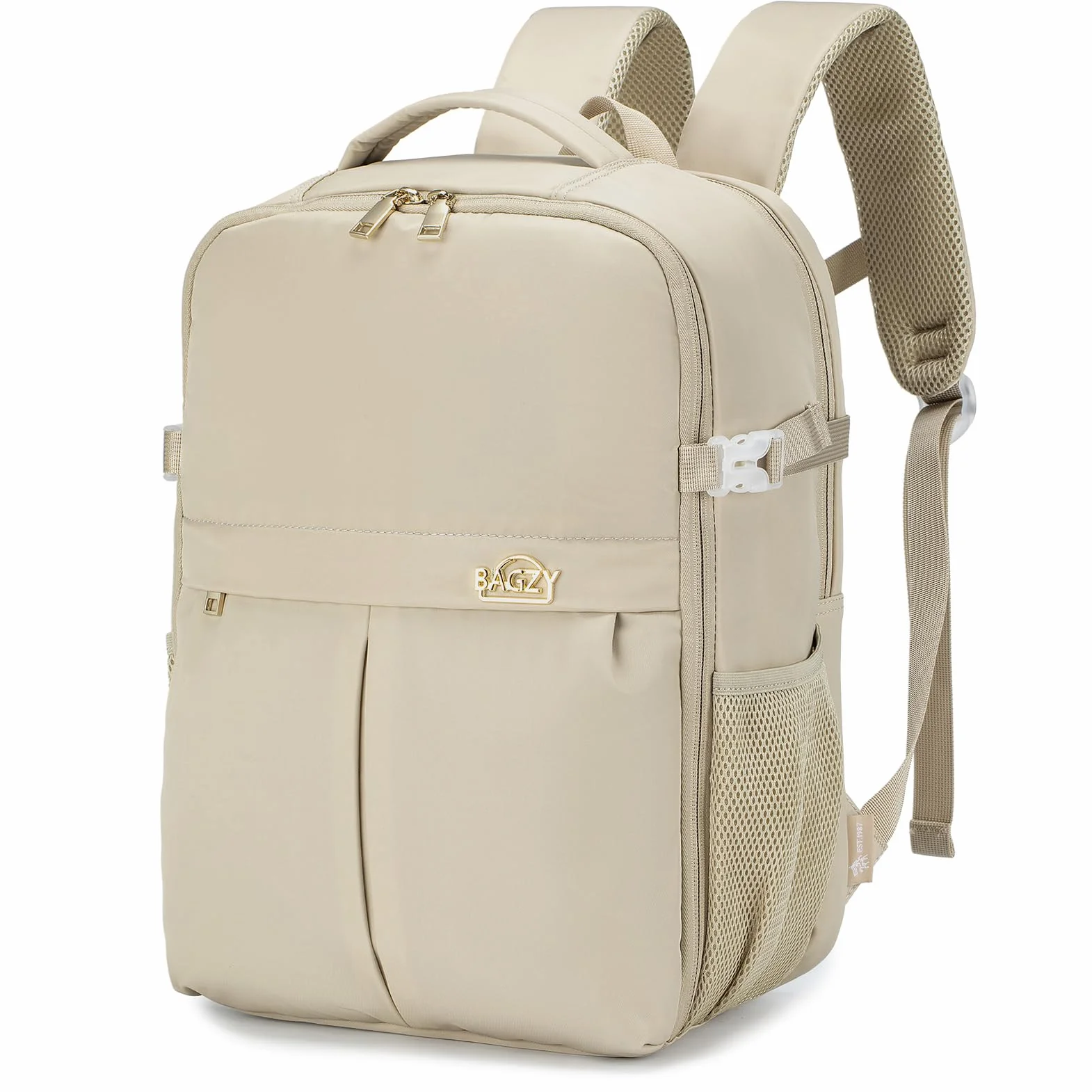 BAGZY Bagaż Podręczny Walizka 40x30x20 Ryanair Wizzair, Torba Podręczna Samolot Plecak Laptop 15,6 Cala Bagaż Podręczny 40x30x20 Transavia Oxford, na Krótkie Wyjazdy, Pracę, Studentów