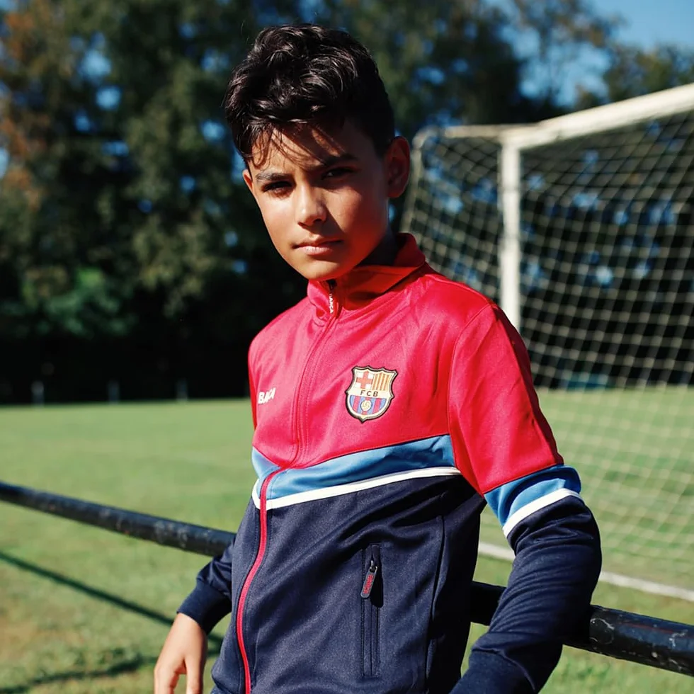FC Barcelona dres treningowy dla dzieci 23/24 - Rozmiar 116 do 164 - Oficjalna treningowy - Dziecko
