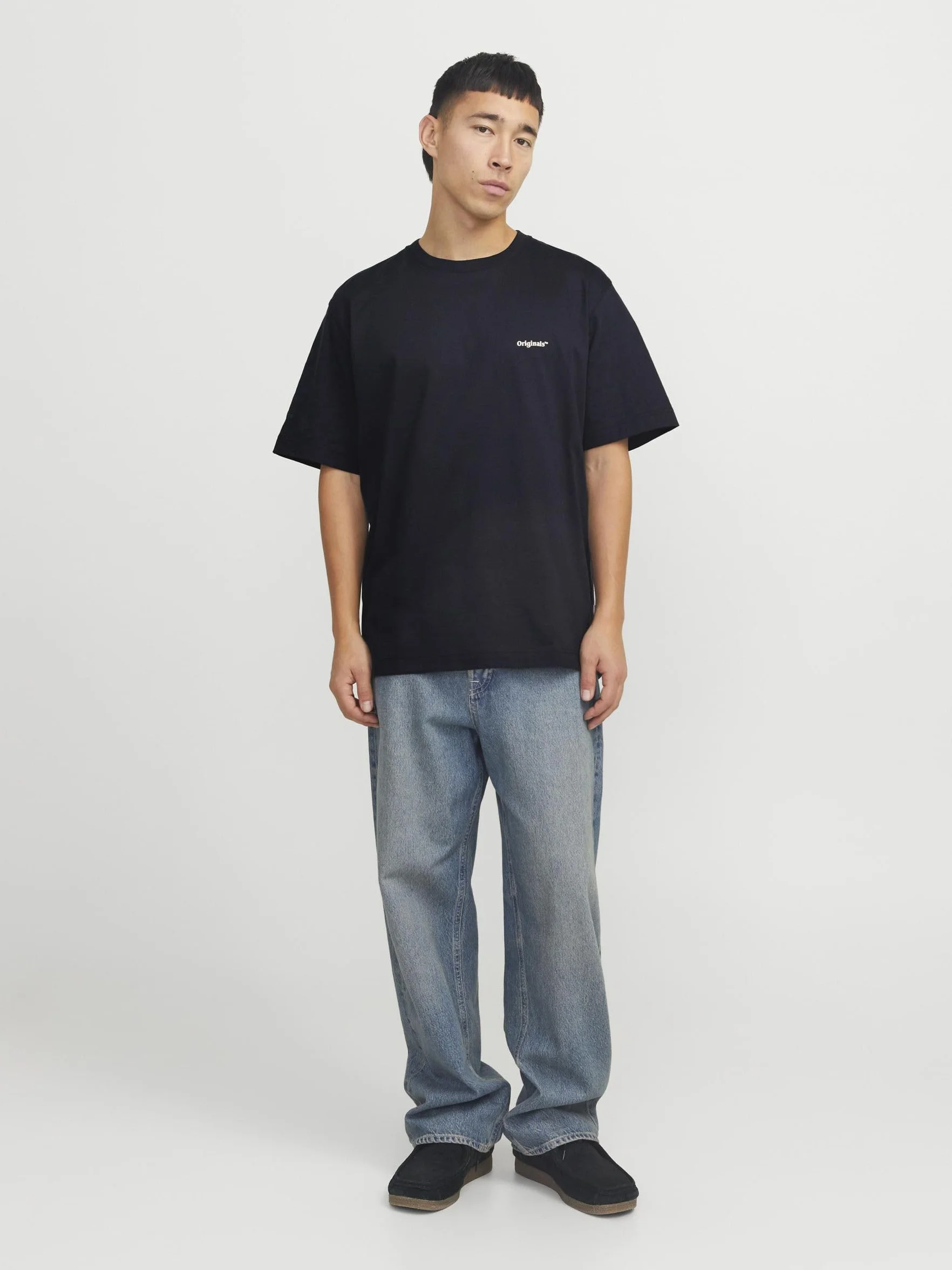 Jack & Jones Jorparos Easter Sketch Tee SS Crew Neck, czarny, L