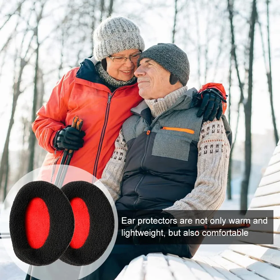 Nauszników, 2 Pary Warm Earmuffs, Ocieplacze Na Uszy, Zimowe Ocieplacze Uszu, Men's And Women's Warm Earmuffs, Urocze Nauszniki Ciepłe Wystające Miękkie Nauszniki Na Mroźną Zimę I Zimę