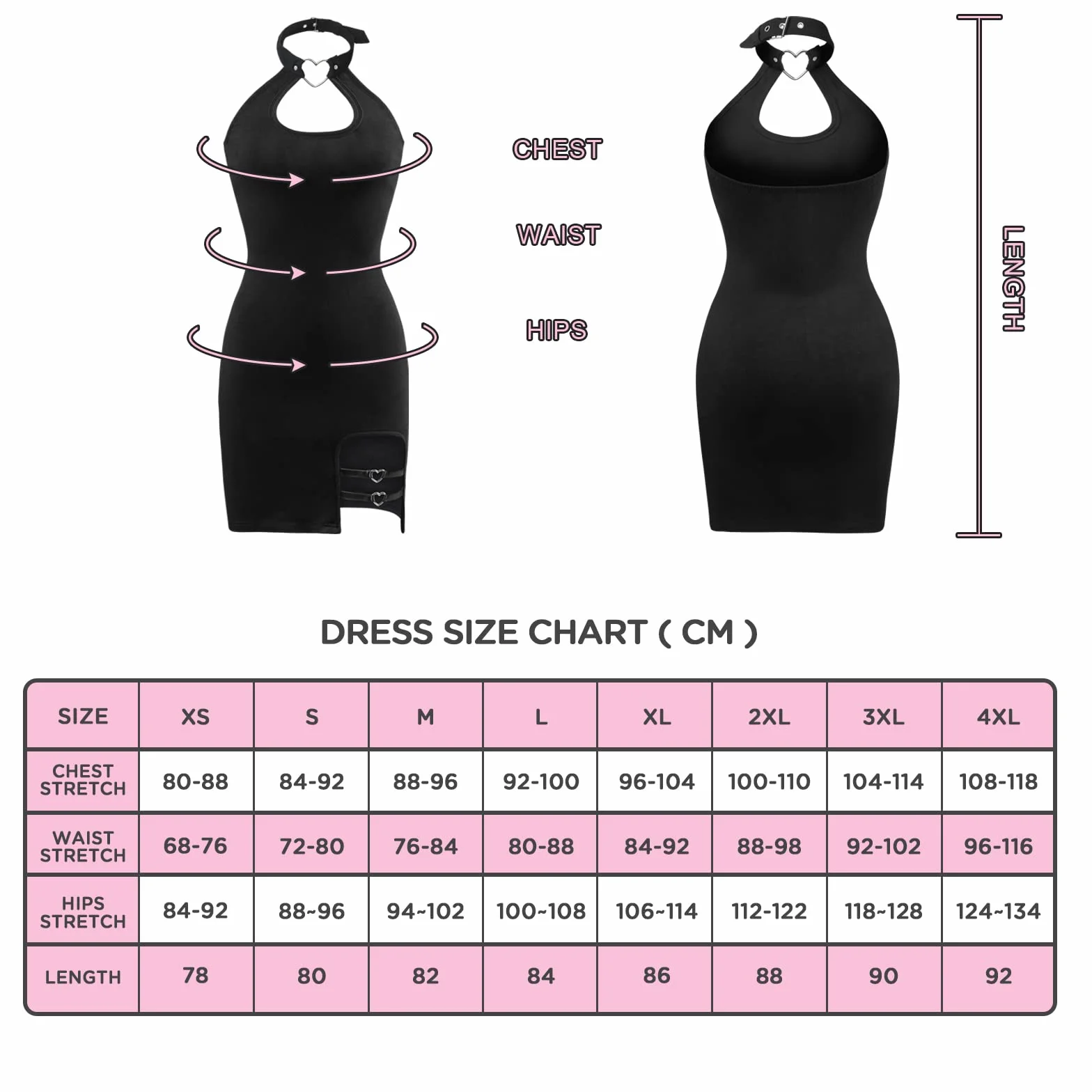 LittleForBig Damski Bawełniany Overall Vampy Kołnierzykiem Bodycon Mini Sukienka Spódnica Czarny XS