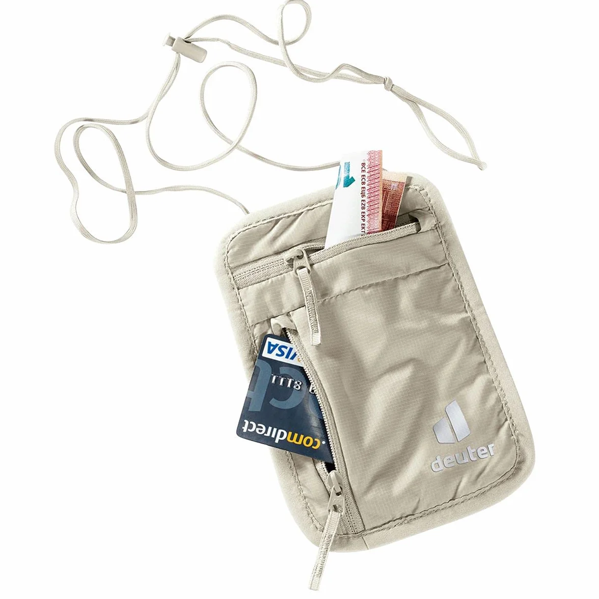 deuter Security Wallet I worek na klatkę piersiową, piaskowy