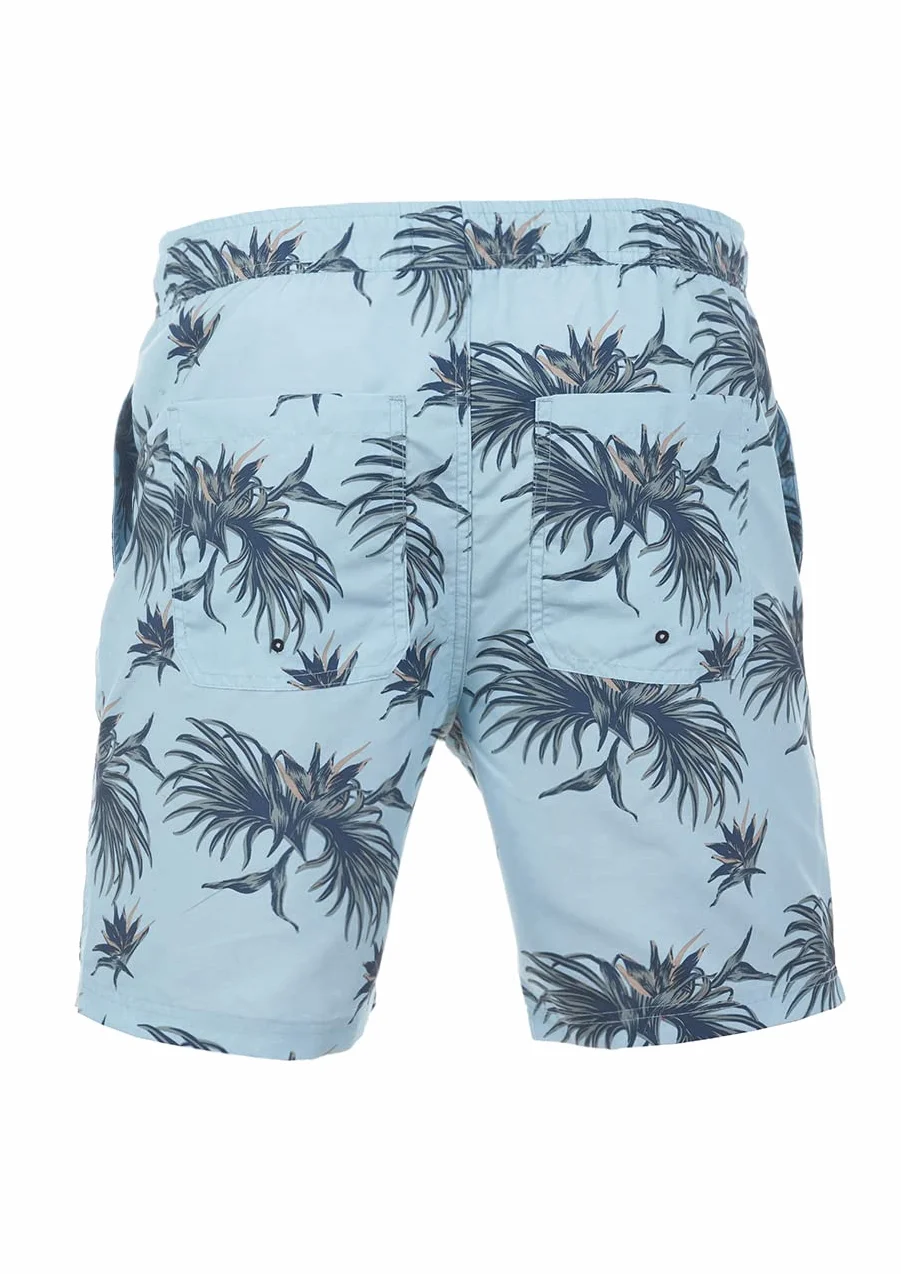 riverso Męskie spodenki kąpielowe RIVKai krótkie spodenki na lato, szorty sportowe, z nadrukiem, 100% poliester, czarne, niebieskie, zielone, oliwkowe, S M L XL XXL, 3XL 4XL 5XL