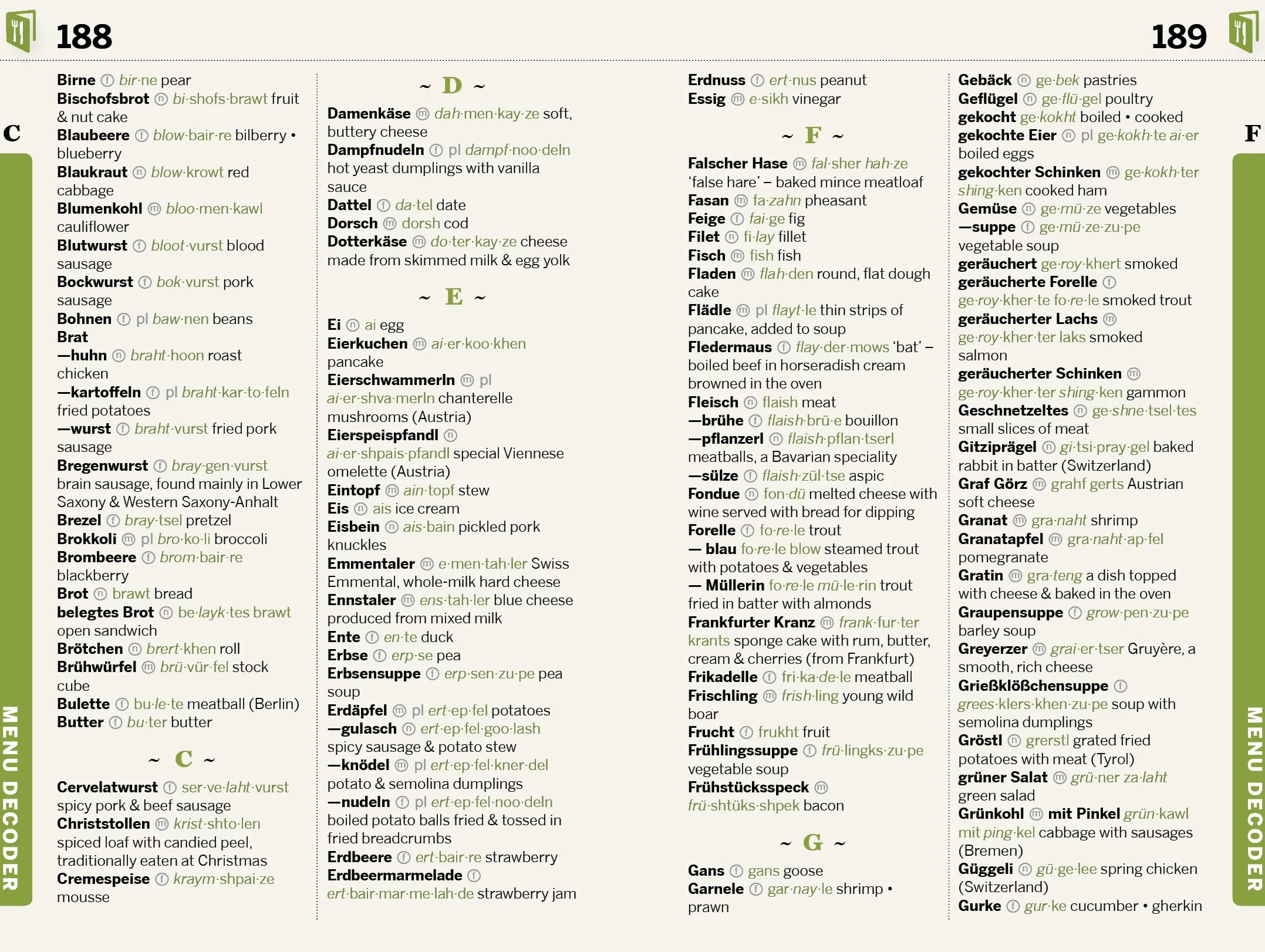 German Phrasebook & Dictionary 8ed- Anglais