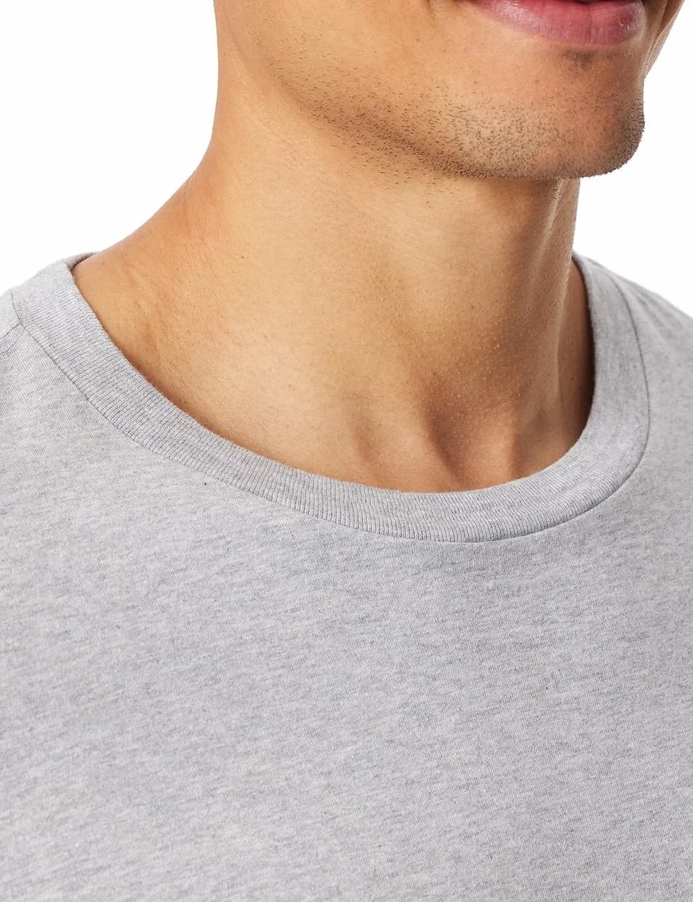 Schiesser Góra od pidżamy Mężczyźni Schiesser Herren Schlafshirt Kurzarm Rundhals Bio-baumwolle - Mix + Relax