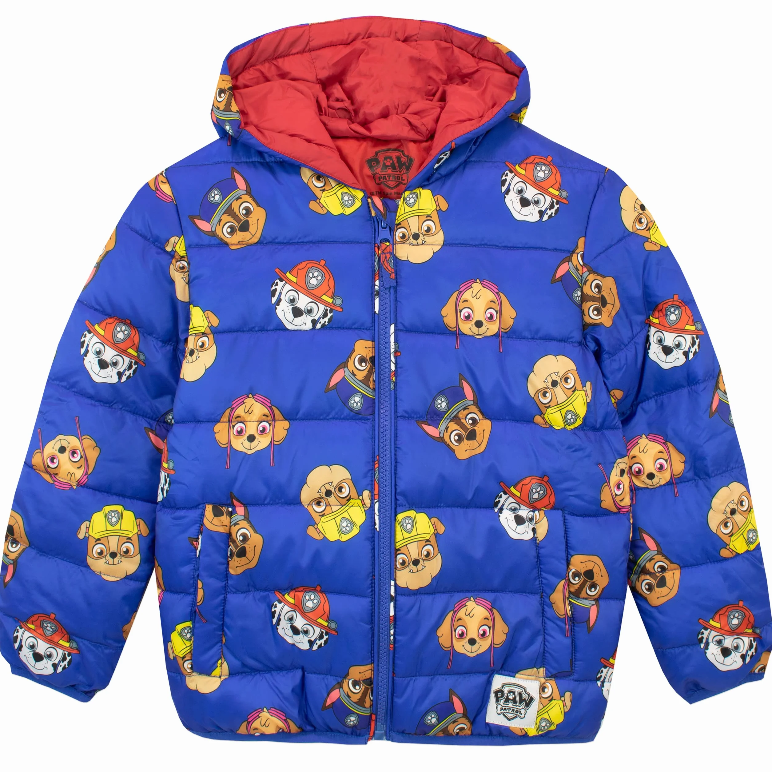 PAW PATROL Chłopcy Płaszcz Chase Rubble