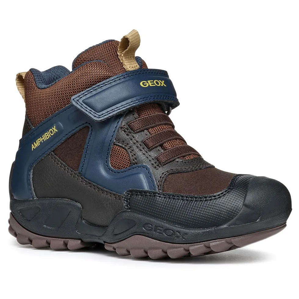 Geox J New Savage Boy B A Buty dla chłopców, wysokie sneakersy