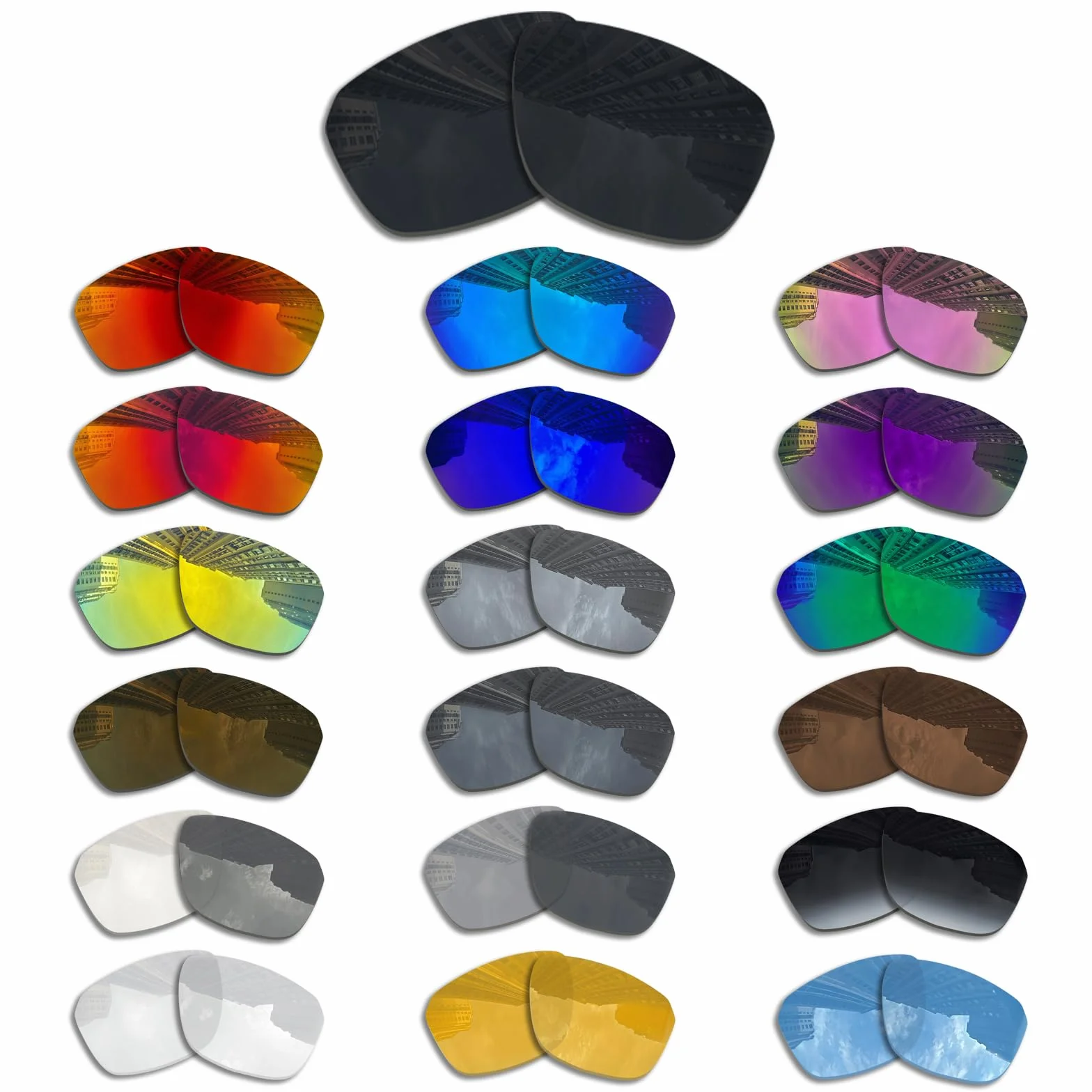 Zapasowy obiektyw pasuje do Oakley Split Shot OO9416 okulary przeciwsłoneczne - odporne na zarysowania | odporne na uderzenia | idealnie dopasowane
