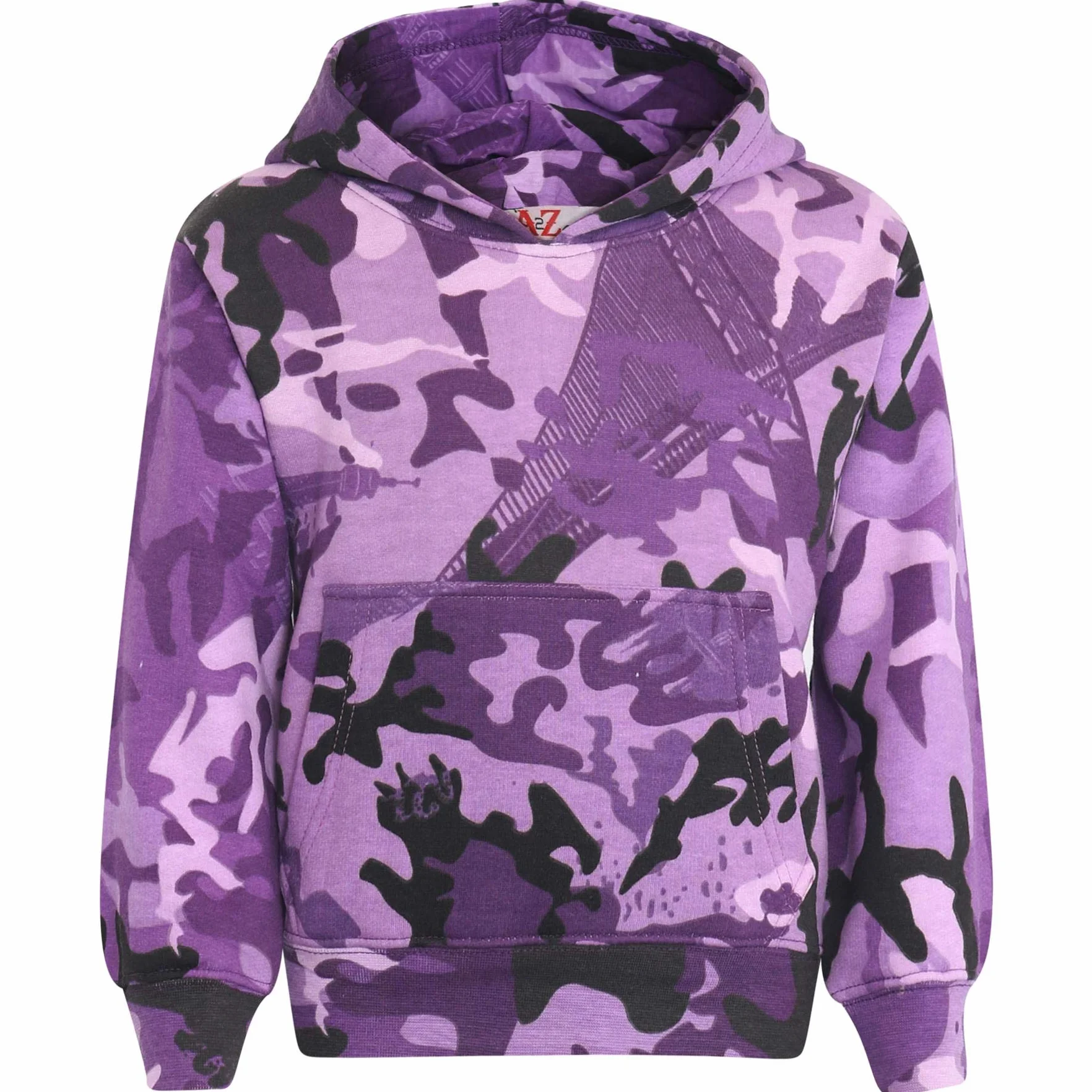 A2Z 4 Kids Dziewczyny Chłopcy Unisex Równina Dres Zakapturzony Pot Bluza z Kapturem & Bottom Jogging Garnitur Joggery Wiek 5-13 Lata
