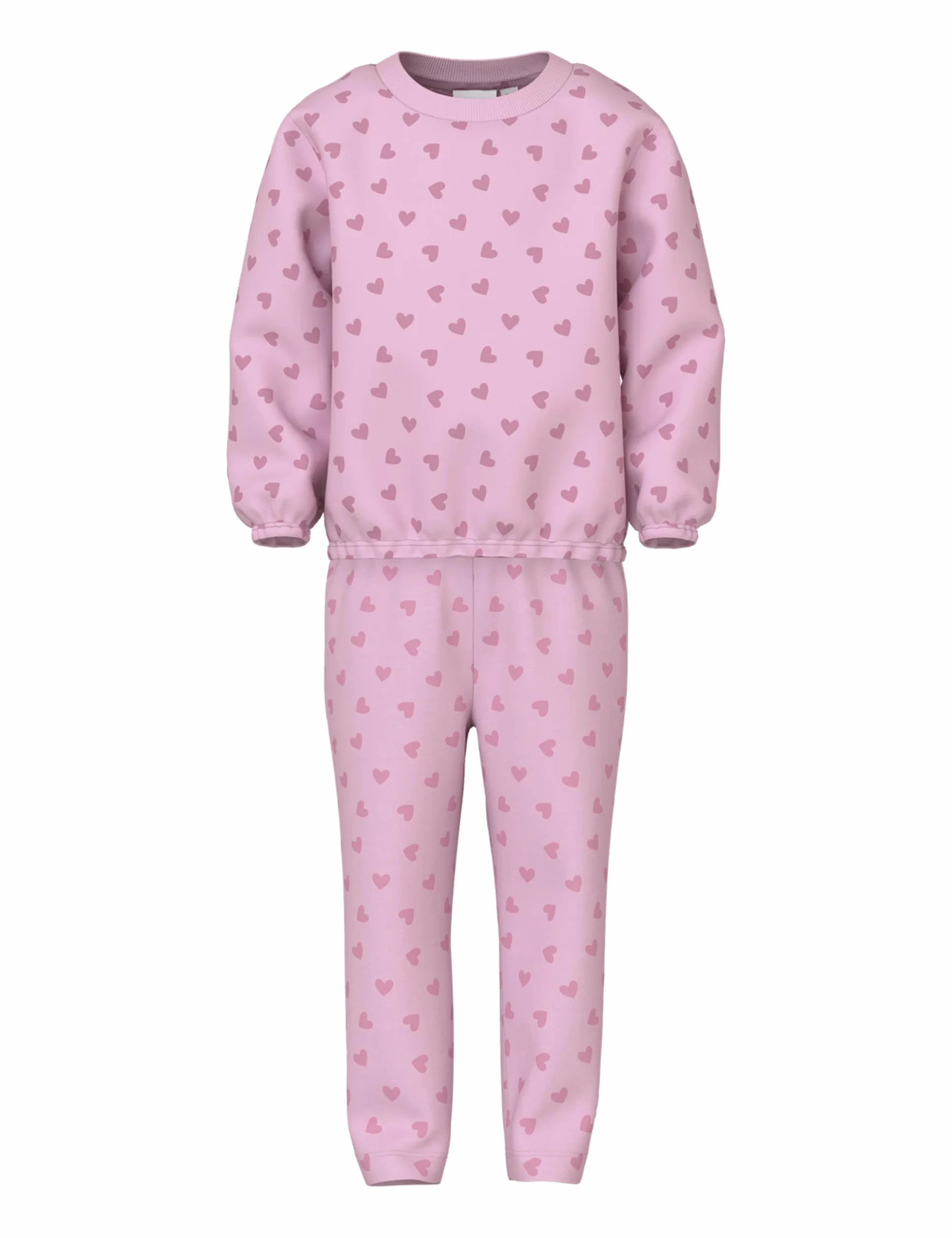 NAME IT Dziewczęcy Nmfviluba Ls Nreg Bru Sweat Set, gorset, 116