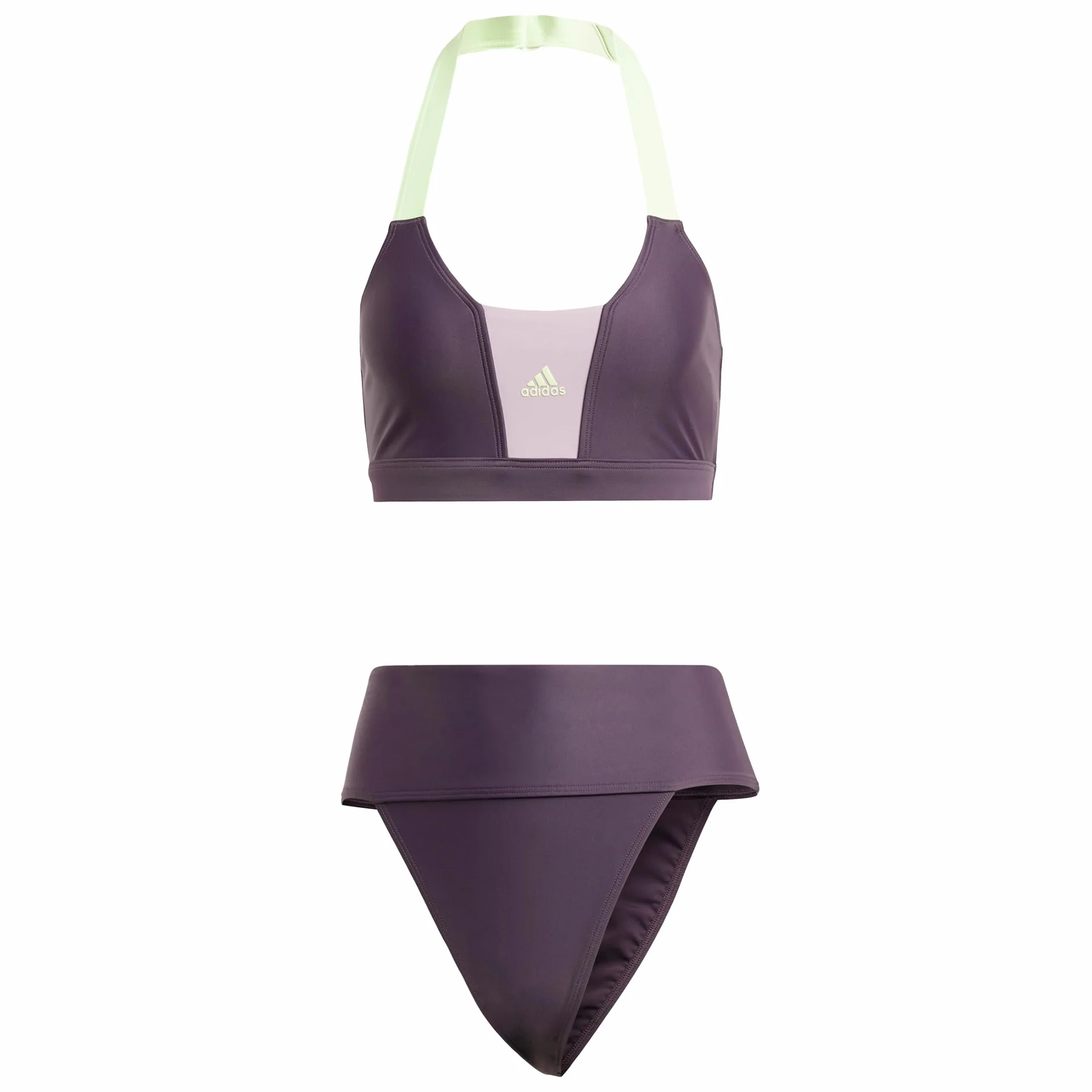 adidas Kobiety Sportswear Colorblock Bikini, Aurora Black/Preloved Fig, XS
