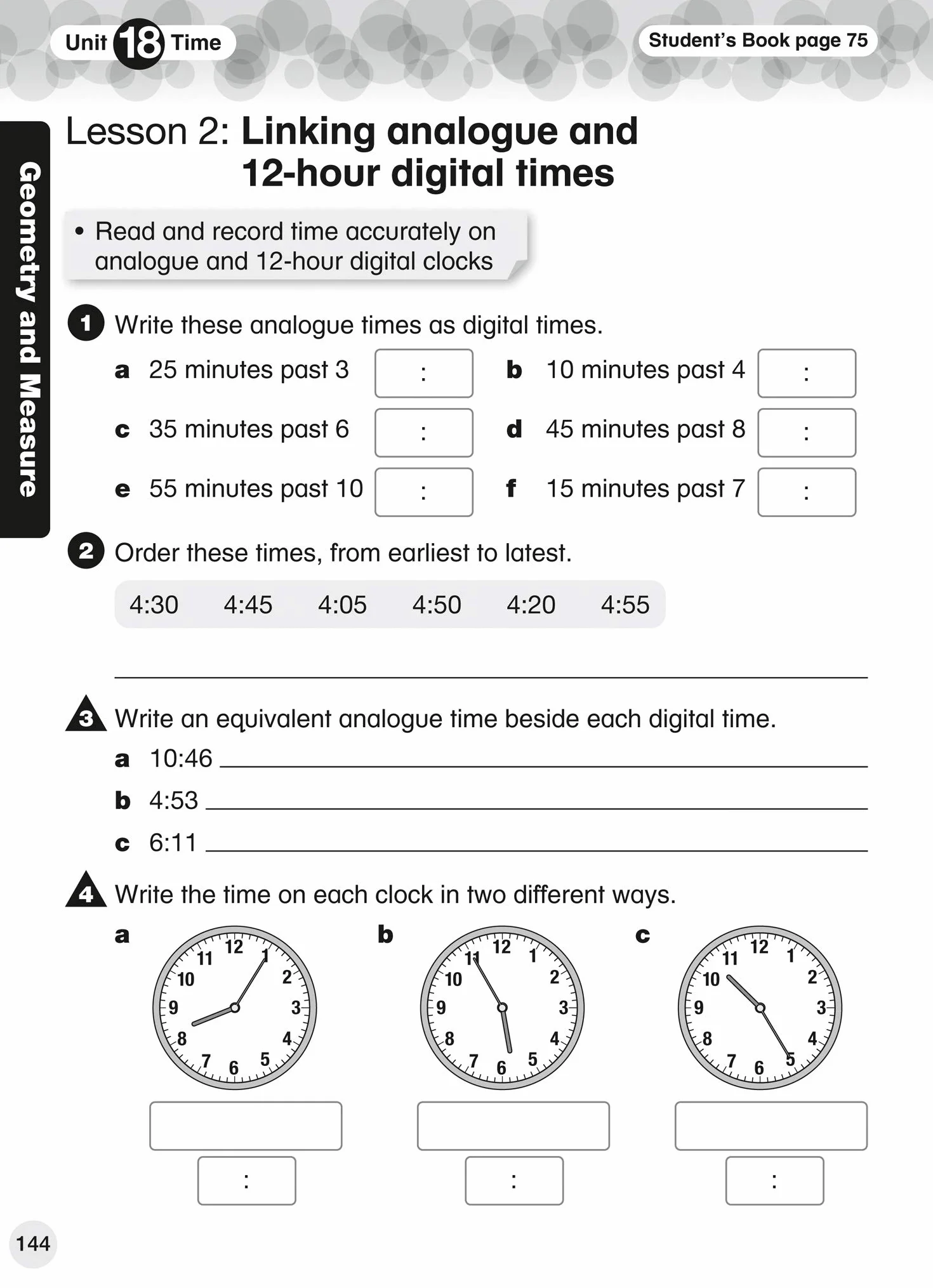 International Primary Maths Workbook: Stage 4