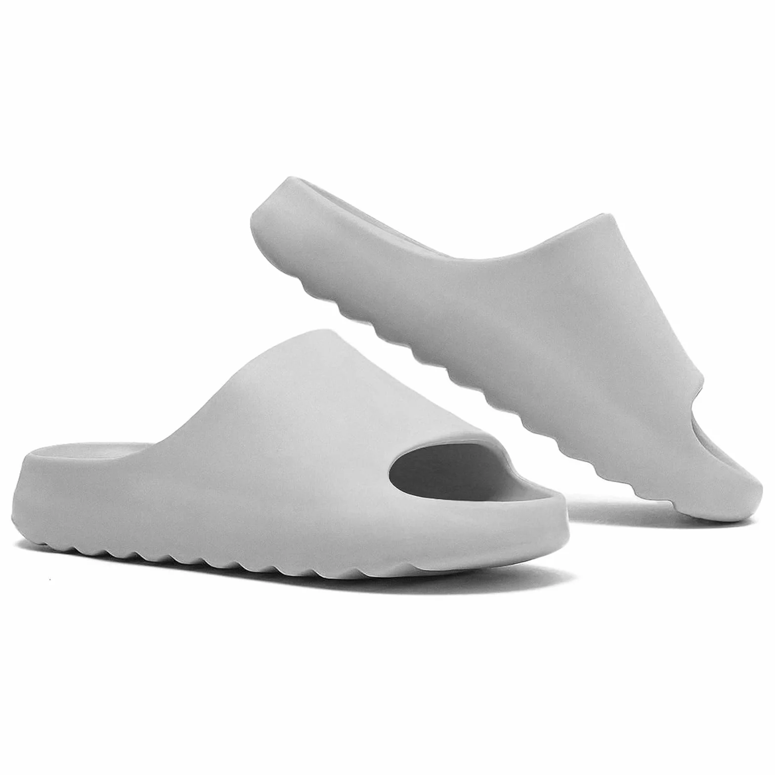 Cozy Slides Kapcie Damskie kąpielowe klapki, EVA Lato Oryginalne Antypoślizgowe Super Miękkie Gruba Podeszwa Sandały, Gumowe Kąpielowe Kapcie z Kryształkami