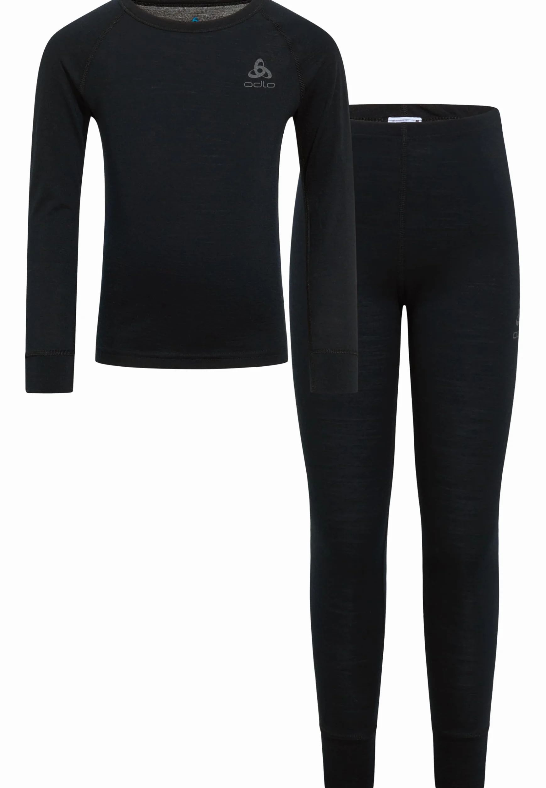 Odlo Natural Merino 200 Base zestaw warstw dla dzieci 164, czarny, 164