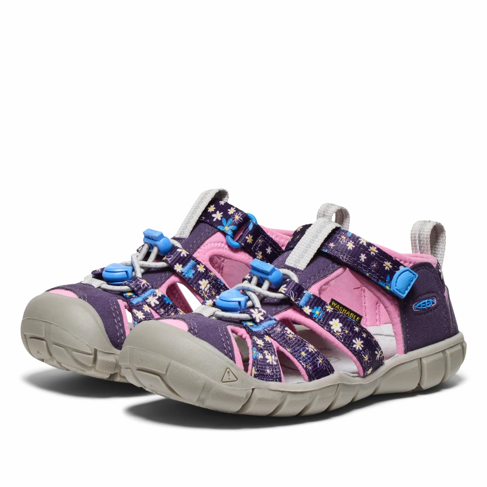 KEEN Sandały dziecięce unisex Seacamp 2 CNX, Stokrotki Marina, 29 EU