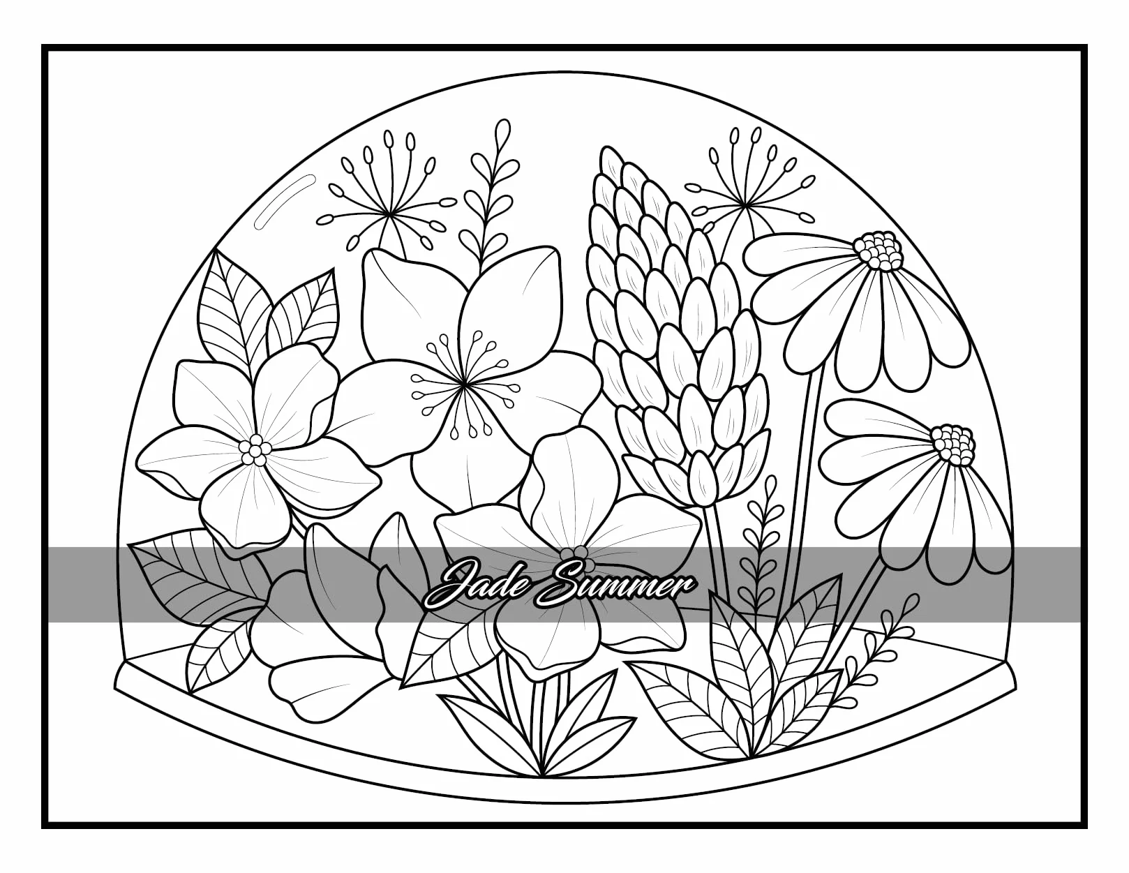100 Flowers: Adult Coloring Book with Bouquets, Wreaths, Swirls, Patterns, Decorations