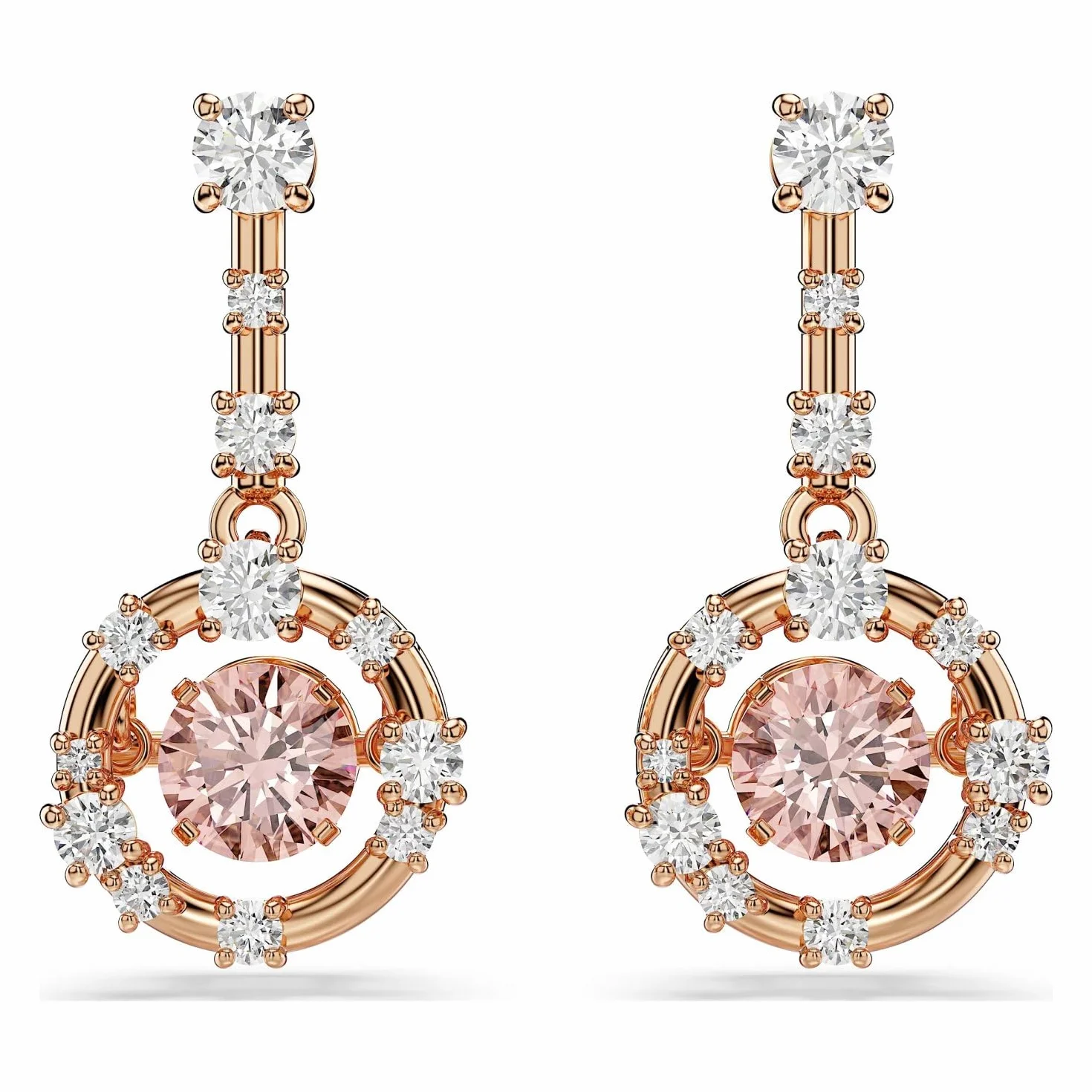 DE BRINCOS Swarovski, Metal COMUM