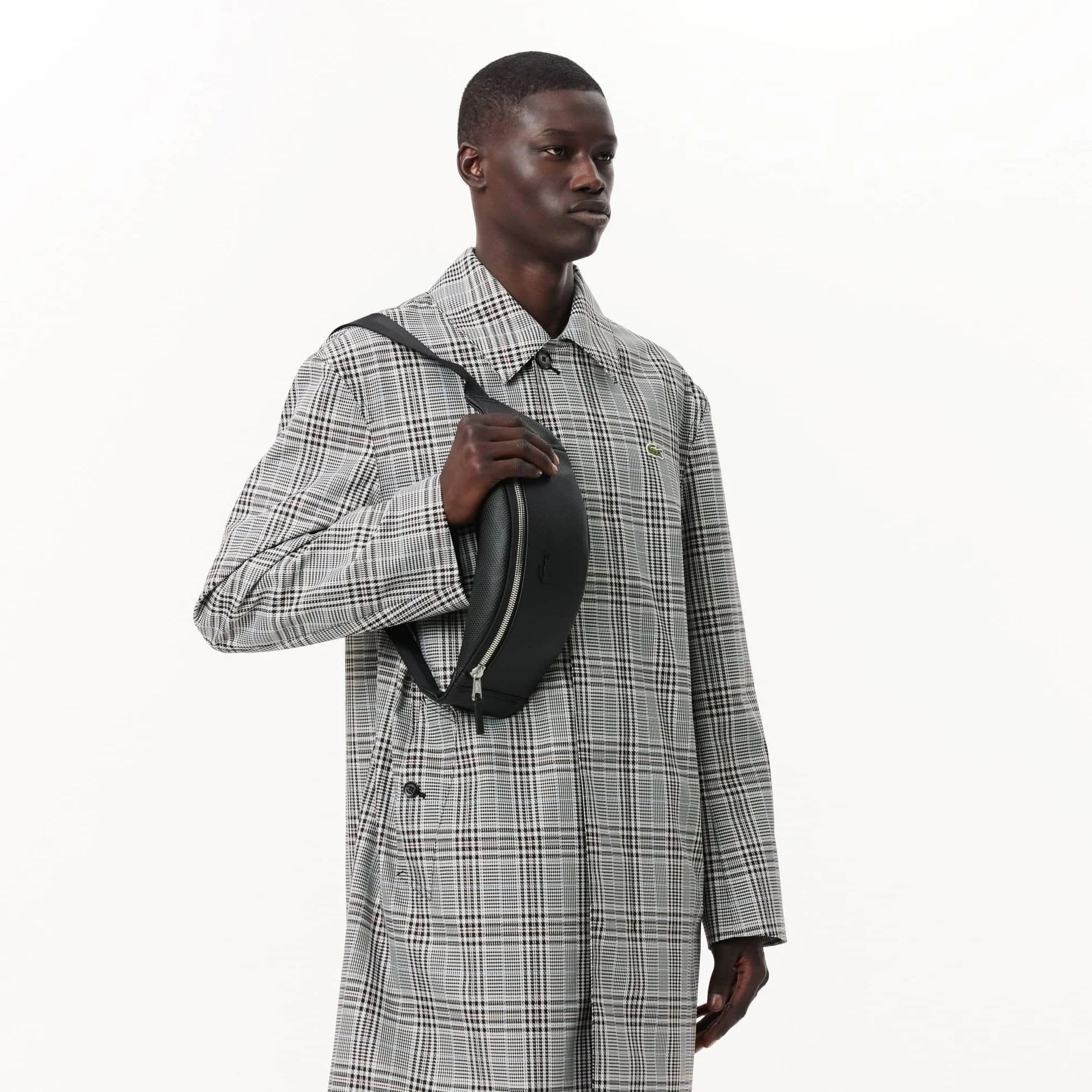 Lacoste NH2816 męska torba na brzuch, Noir, czarny, jeden rozmiar