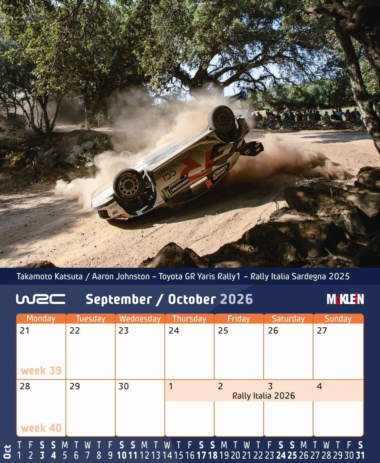 2026 Desktop Rally Calendar: History meets the Present
