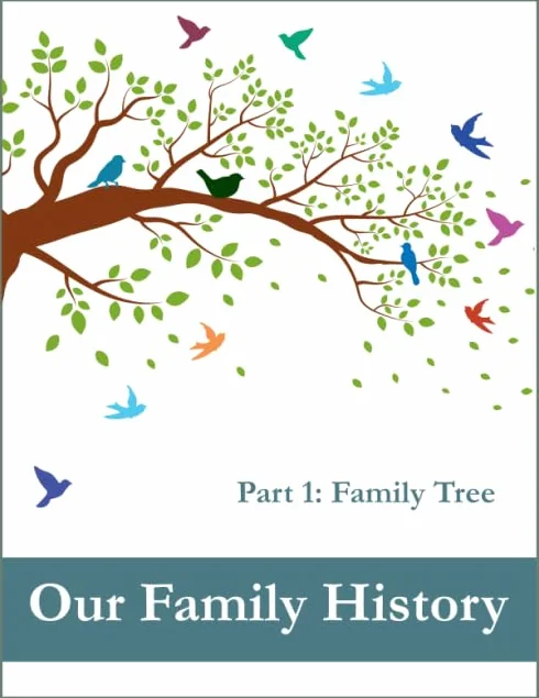 Our Family History. Part 1: Family Tree: 127 ancestor data sheets, genealogical table for 7 generations, and name index