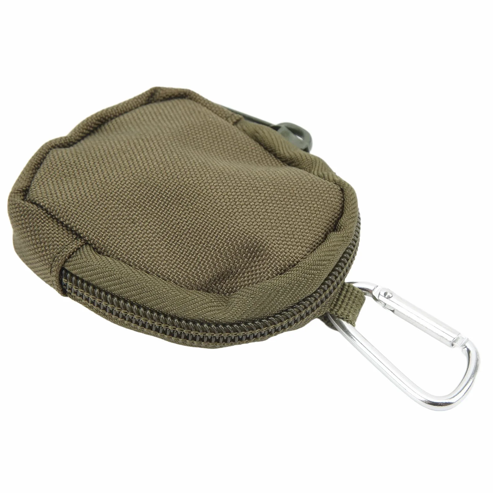 Mini Torba na Klucze, Okrągła Przenośna Torba na Klucze z trójkątną klamrą na Kemping