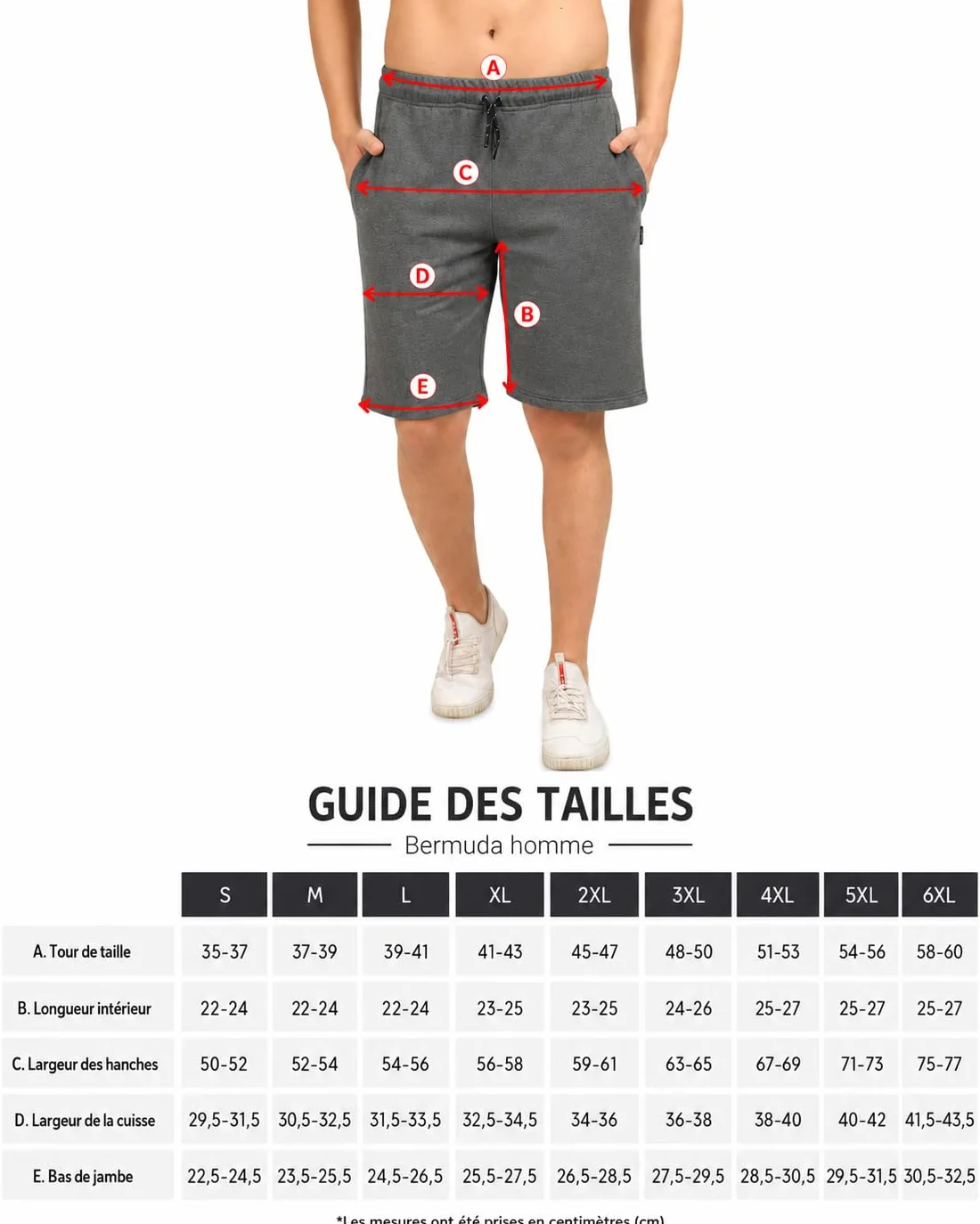COMEOR Styl 8488 - bermudy szorty Mężczyźni