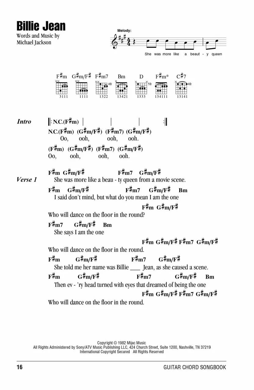 Michael jackson - guitar chord songbook - paroles et guitare - recueil - 27 chansons