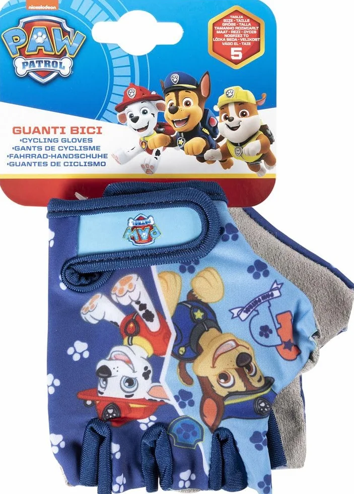 Para rękawiczek rowerowych bez palców dla chłopców Paw Patrol