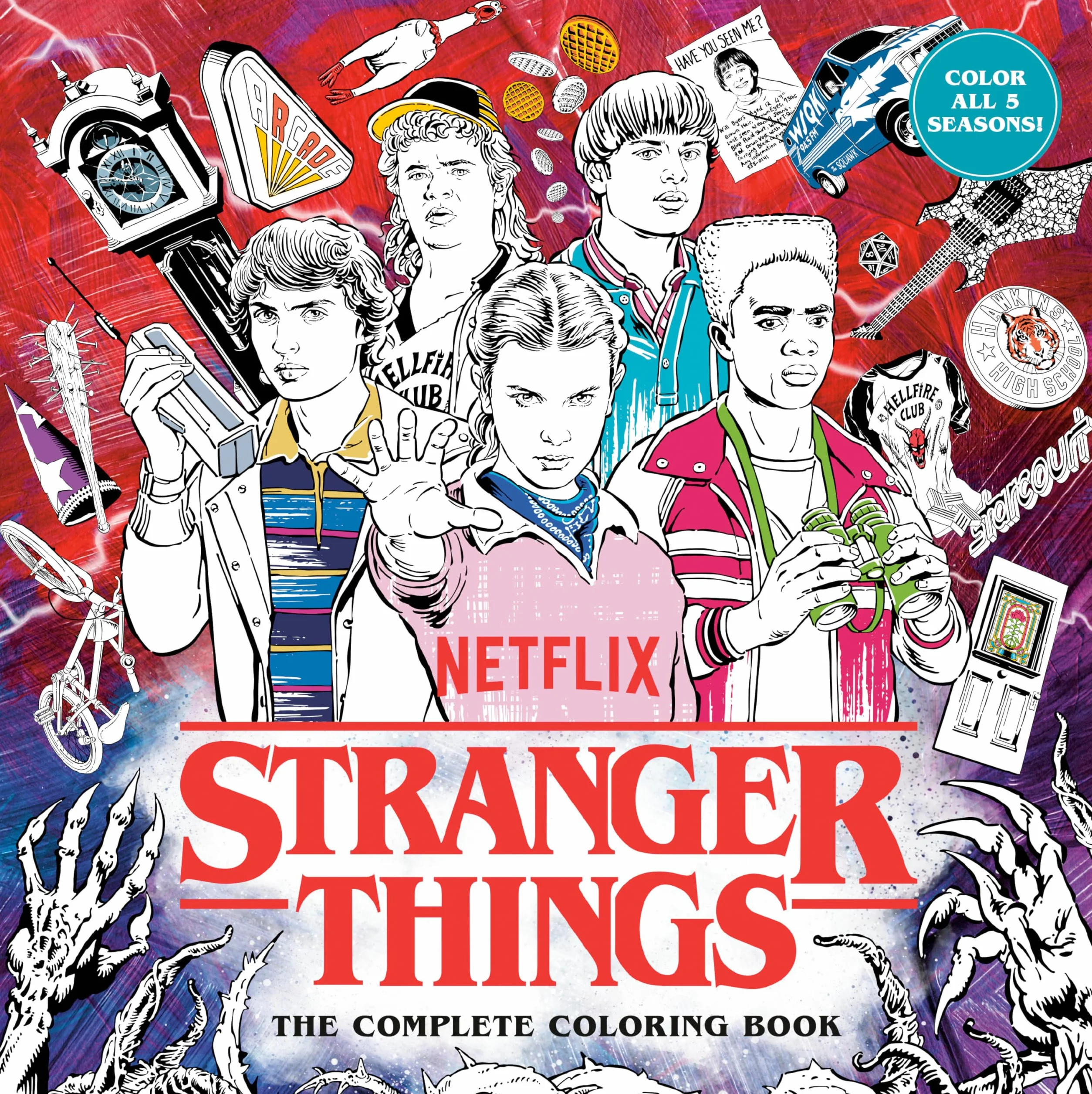 Stranger Things: The Complete Coloring Book (Color All Five Seasons!)